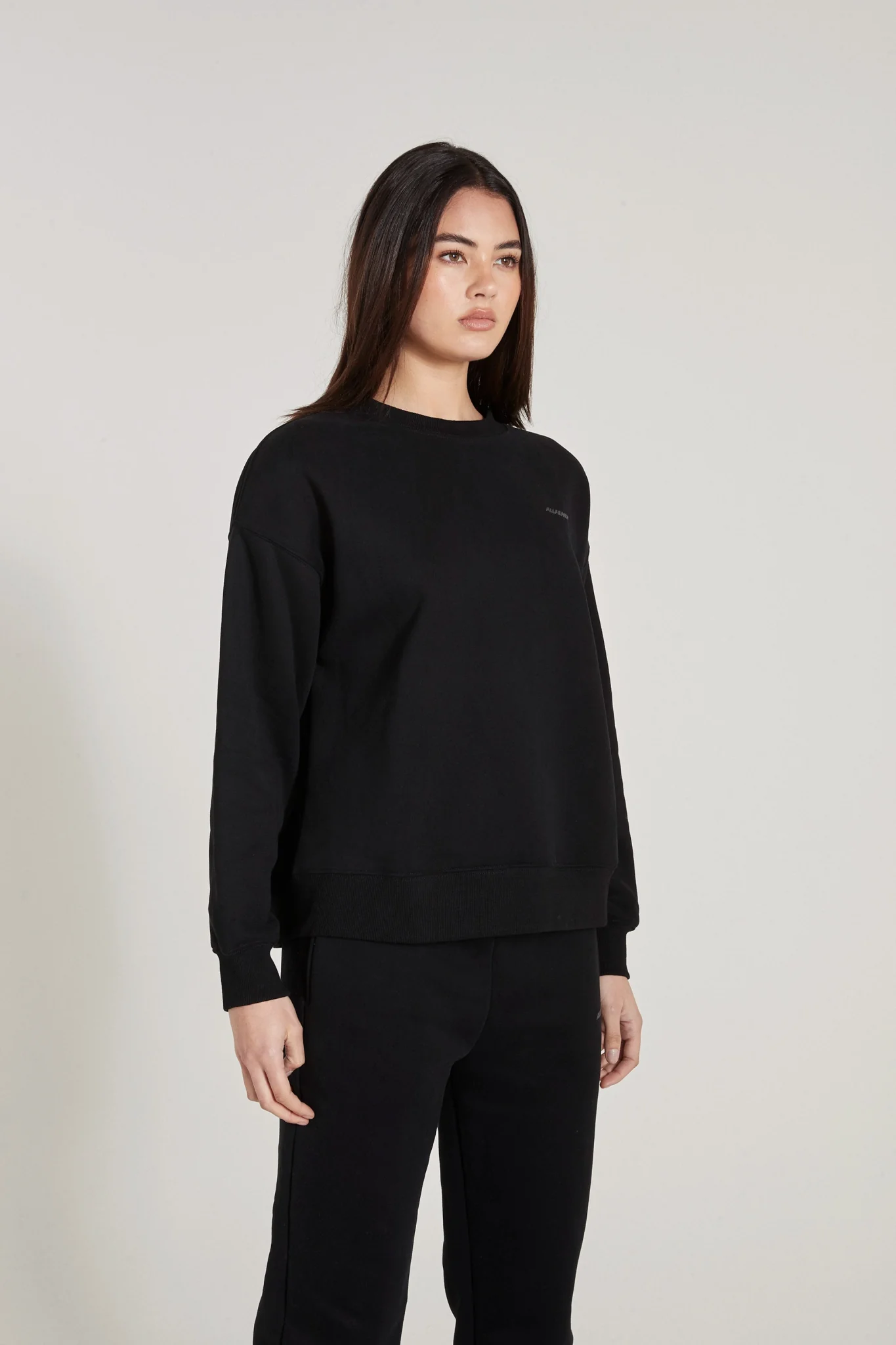 ALLFENIX Signature Crew Sweater - Black - Image 3