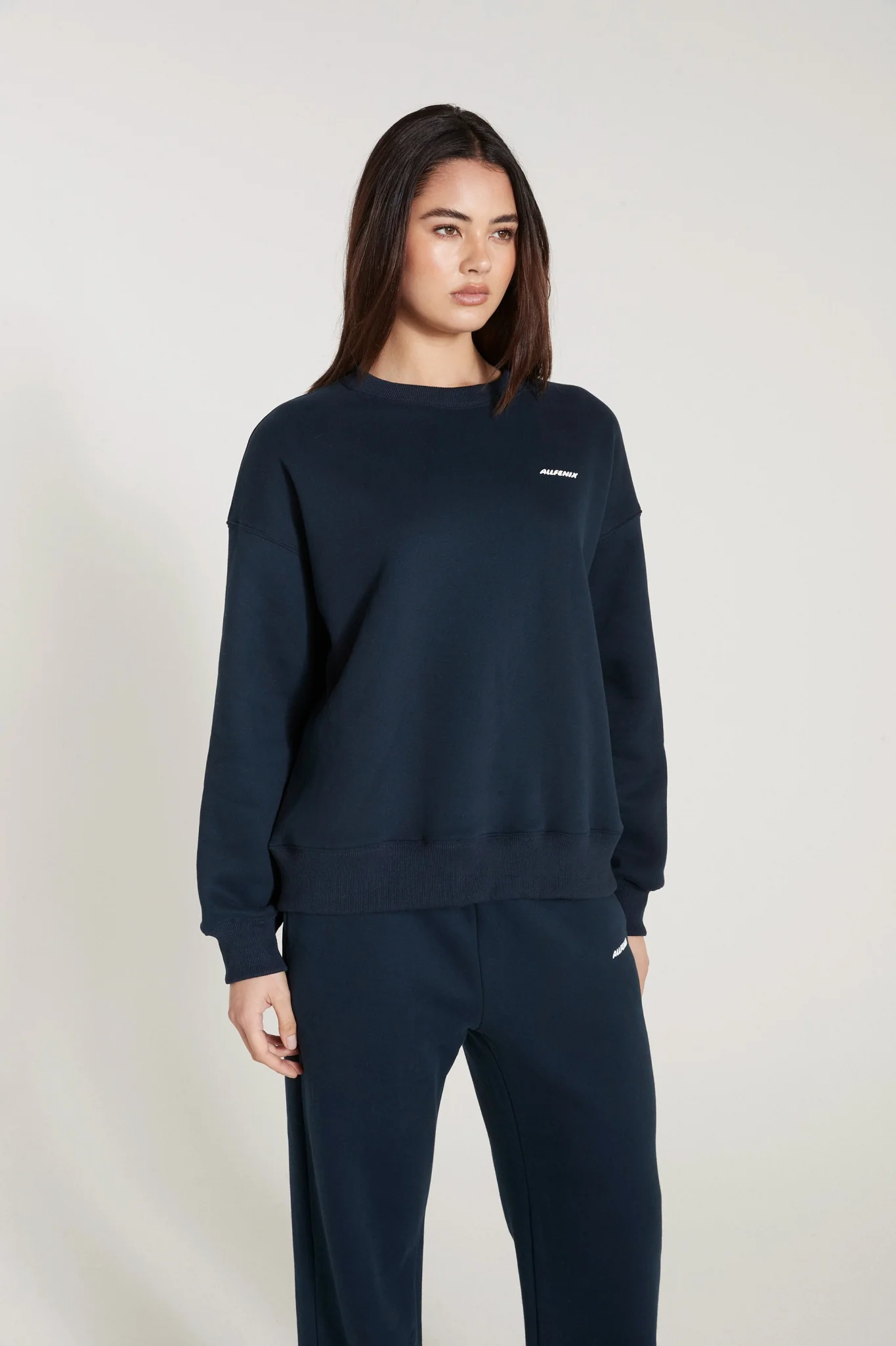 ALLFENIX Signature Crew Sweater - Navy - Image 3
