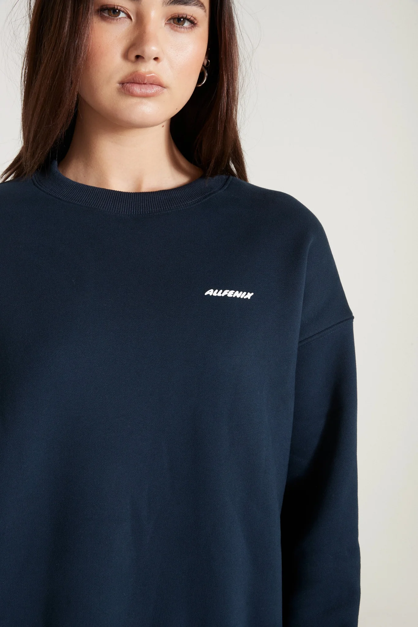 ALLFENIX Signature Crew Sweater - Navy - Image 5
