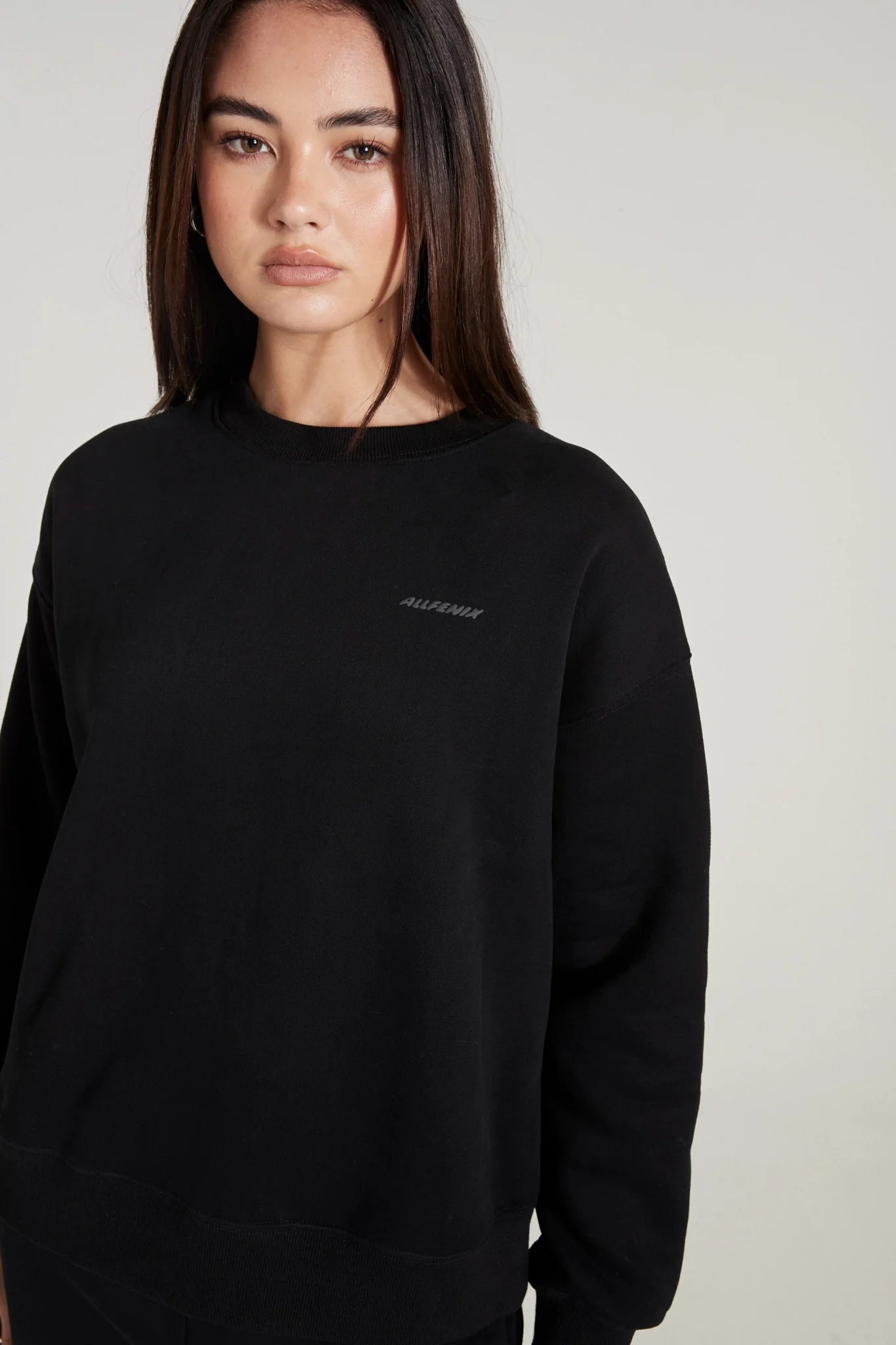 ALLFENIX Signature Crew Sweater - Black - Image 5