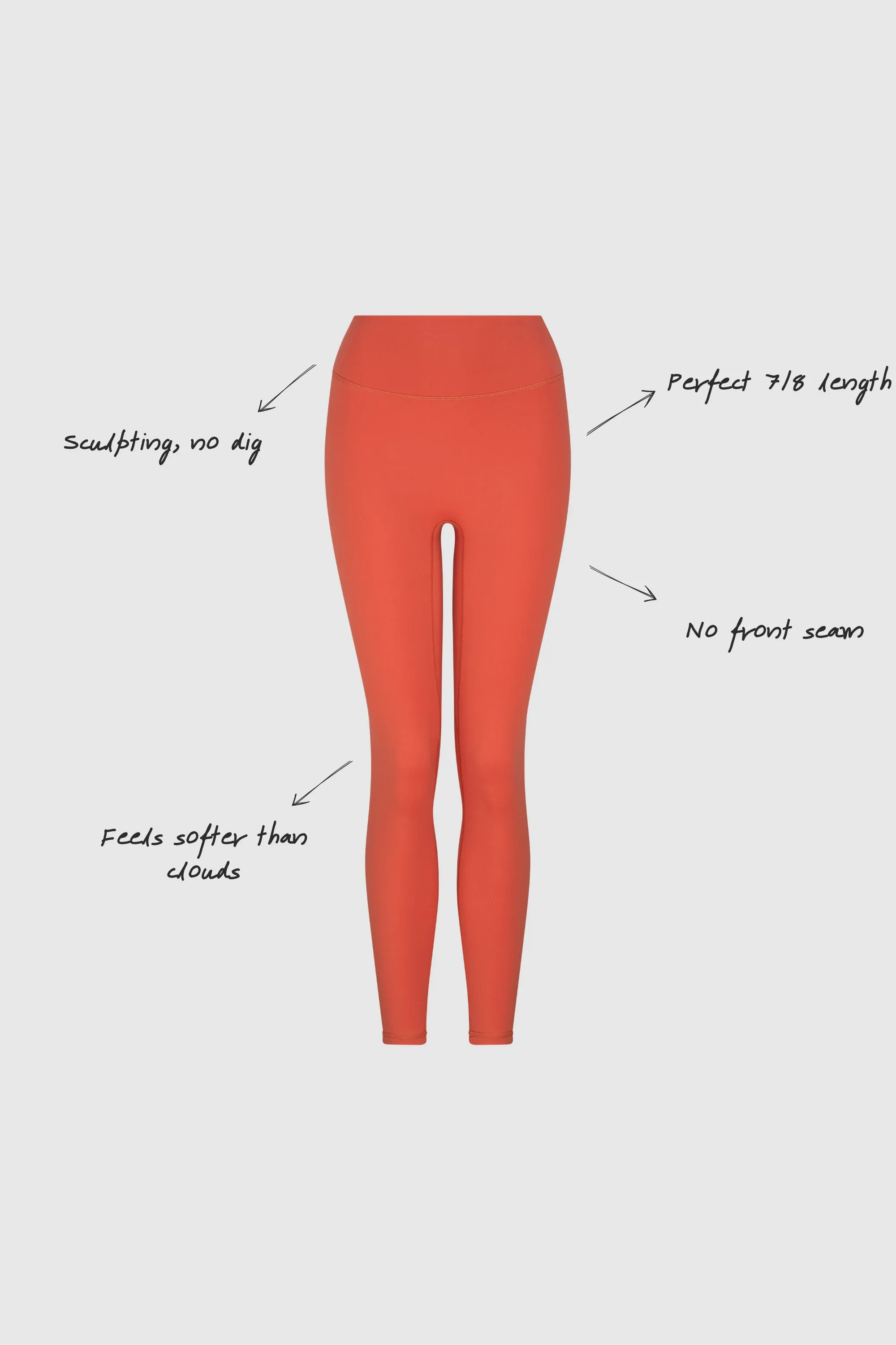 ALLFENIX CloudCore™ 7/8 Legging - Orange - Image 6
