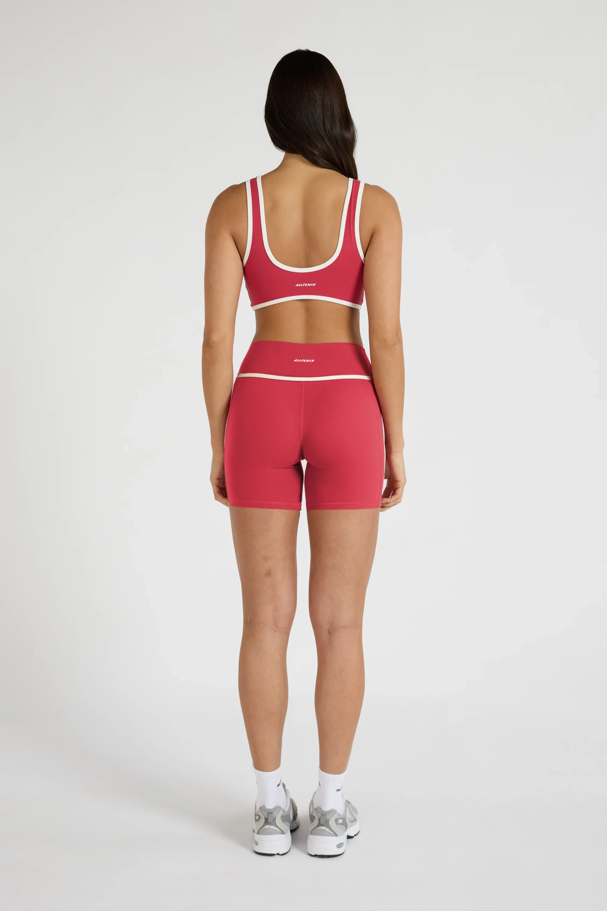 ALLFENIX CloudCore™ Contrast 5" Pocket Bike Short - Berry - Image 5
