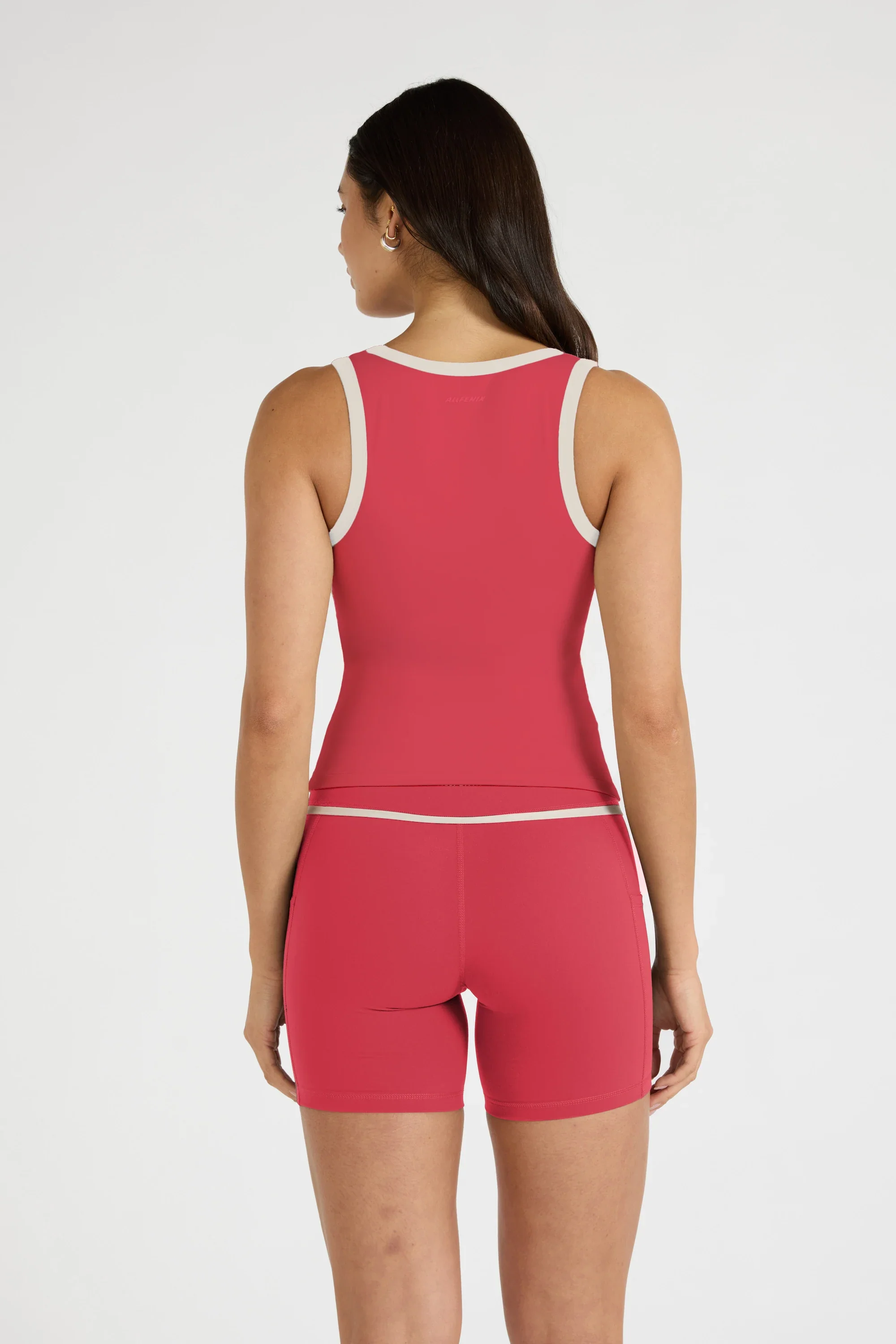 ALLFENIX CloudCore™ Contrast Bind Racer Tank - Berry - Image 2