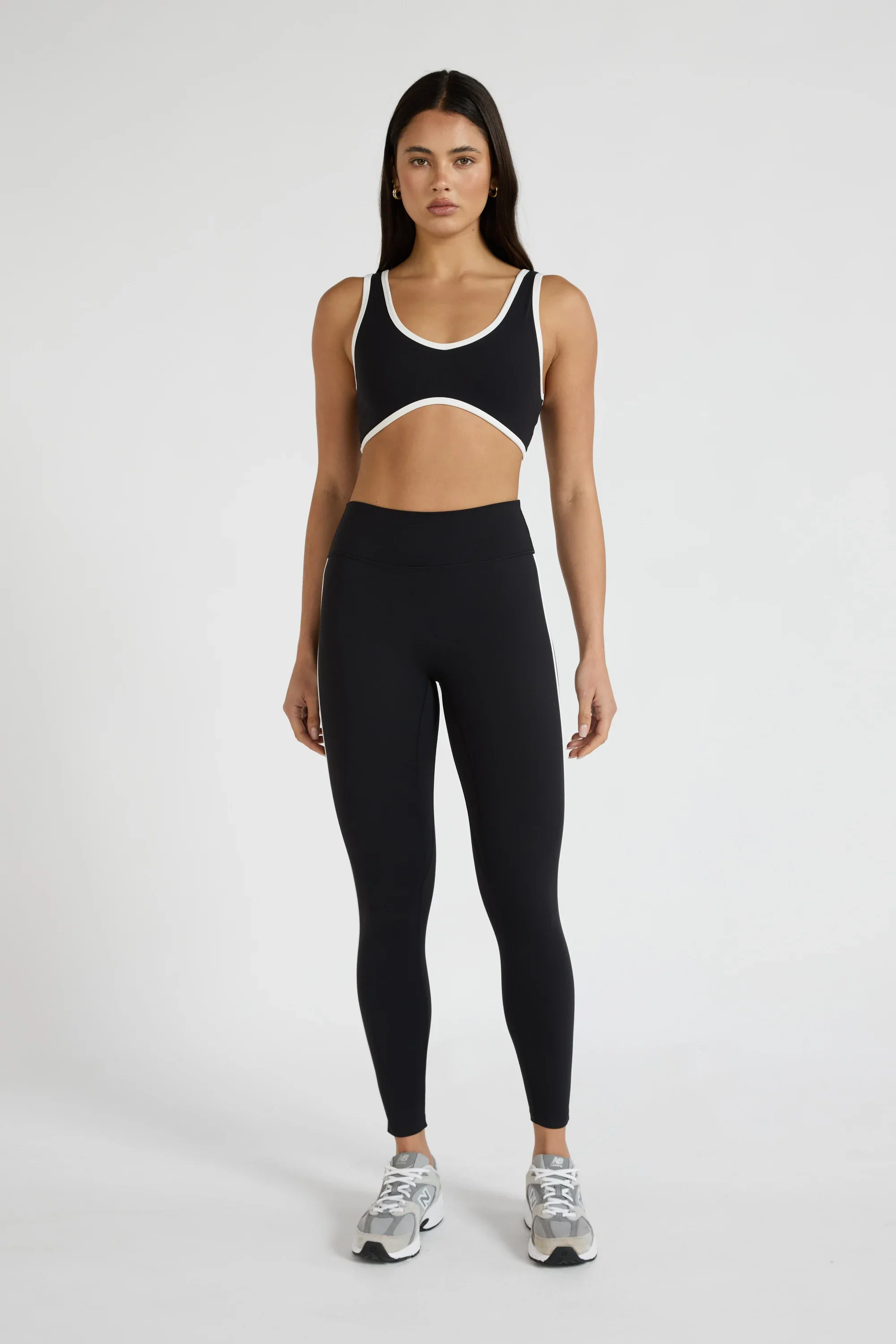 ALLFENIX CloudCore™ Contrast Stripe 7/8 Legging - Black - Image 4