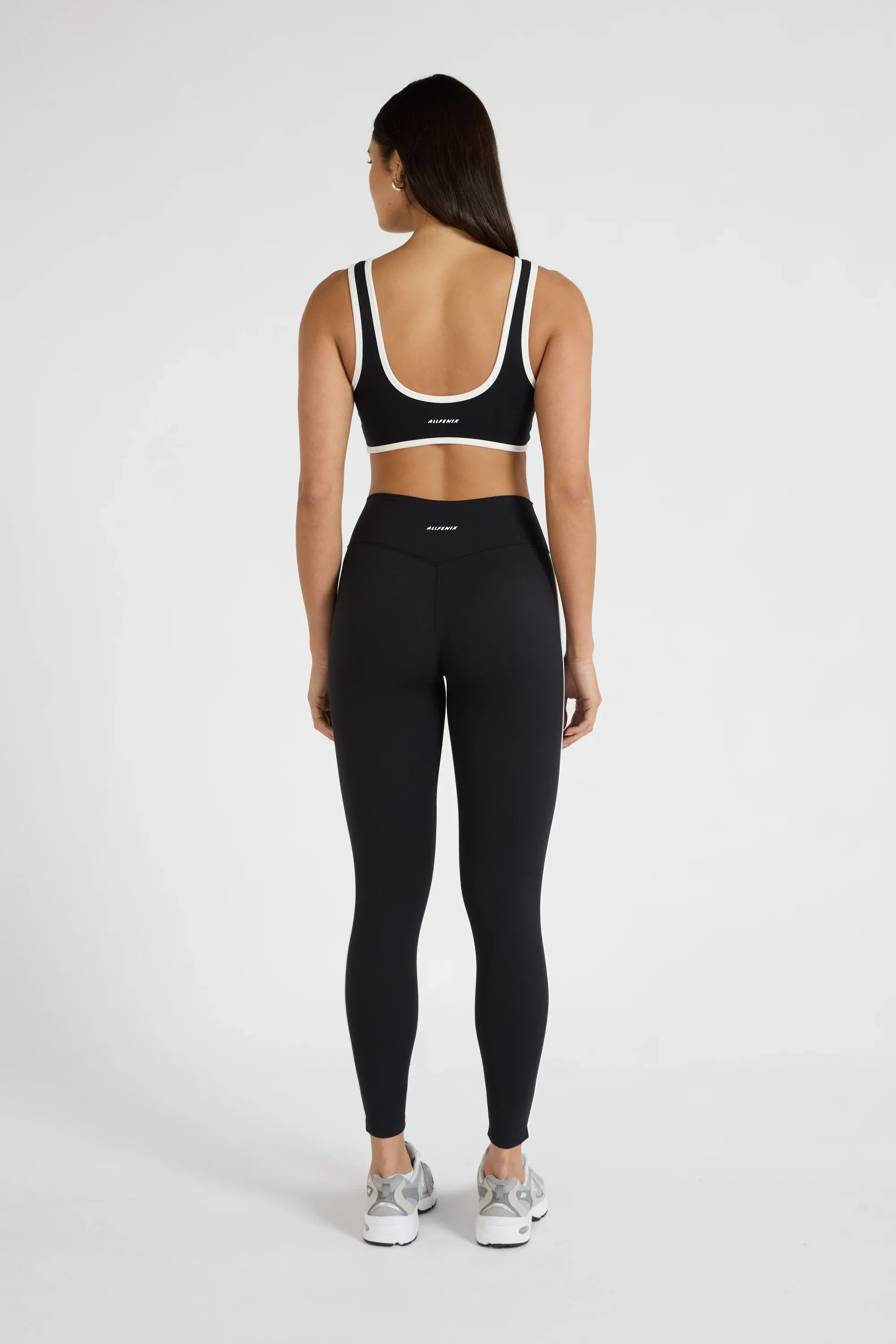 ALLFENIX CloudCore™ Contrast Stripe 7/8 Legging - Black - Image 5