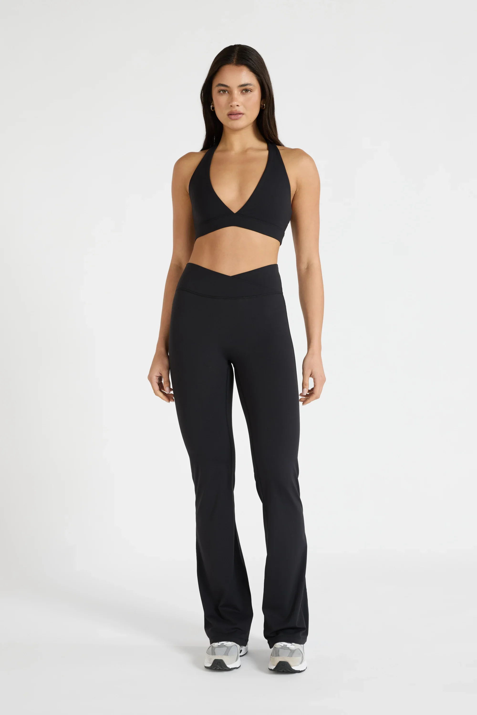 ALLFENIX CloudCore™ Deep V-Neck Sports Bra - Black - Image 3