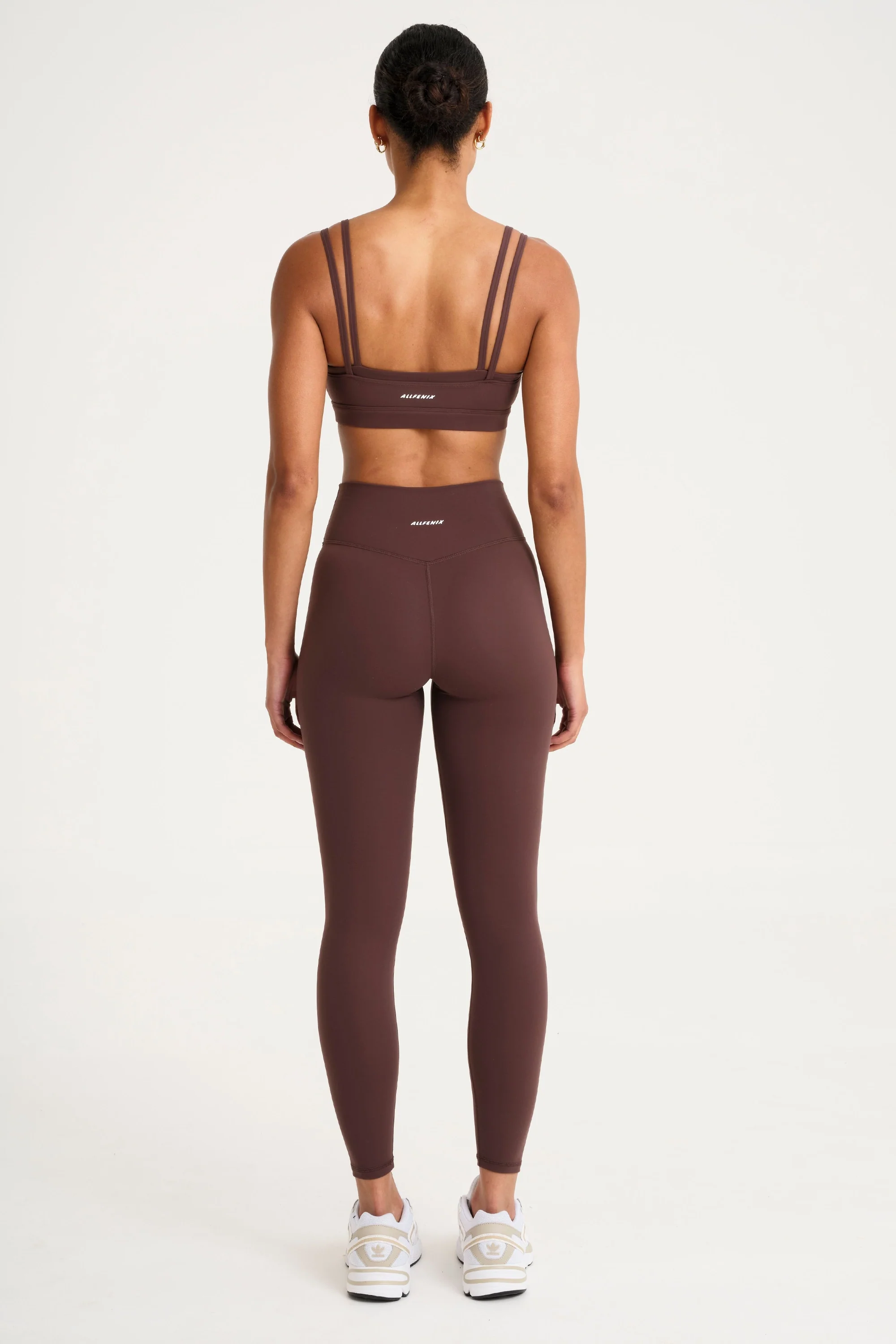 ALLFENIX CloudCore™ Double Layer Sports Bra - Espresso - Image 5