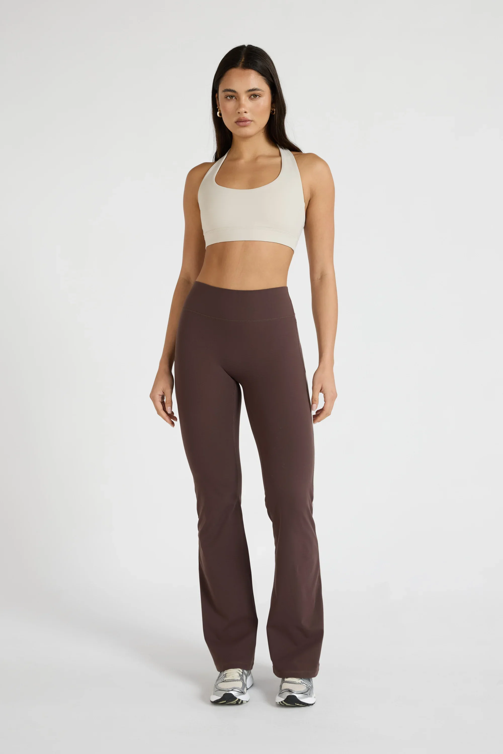ALLFENIX CloudCore™ Halter Sports Bra - Stone - Image 3