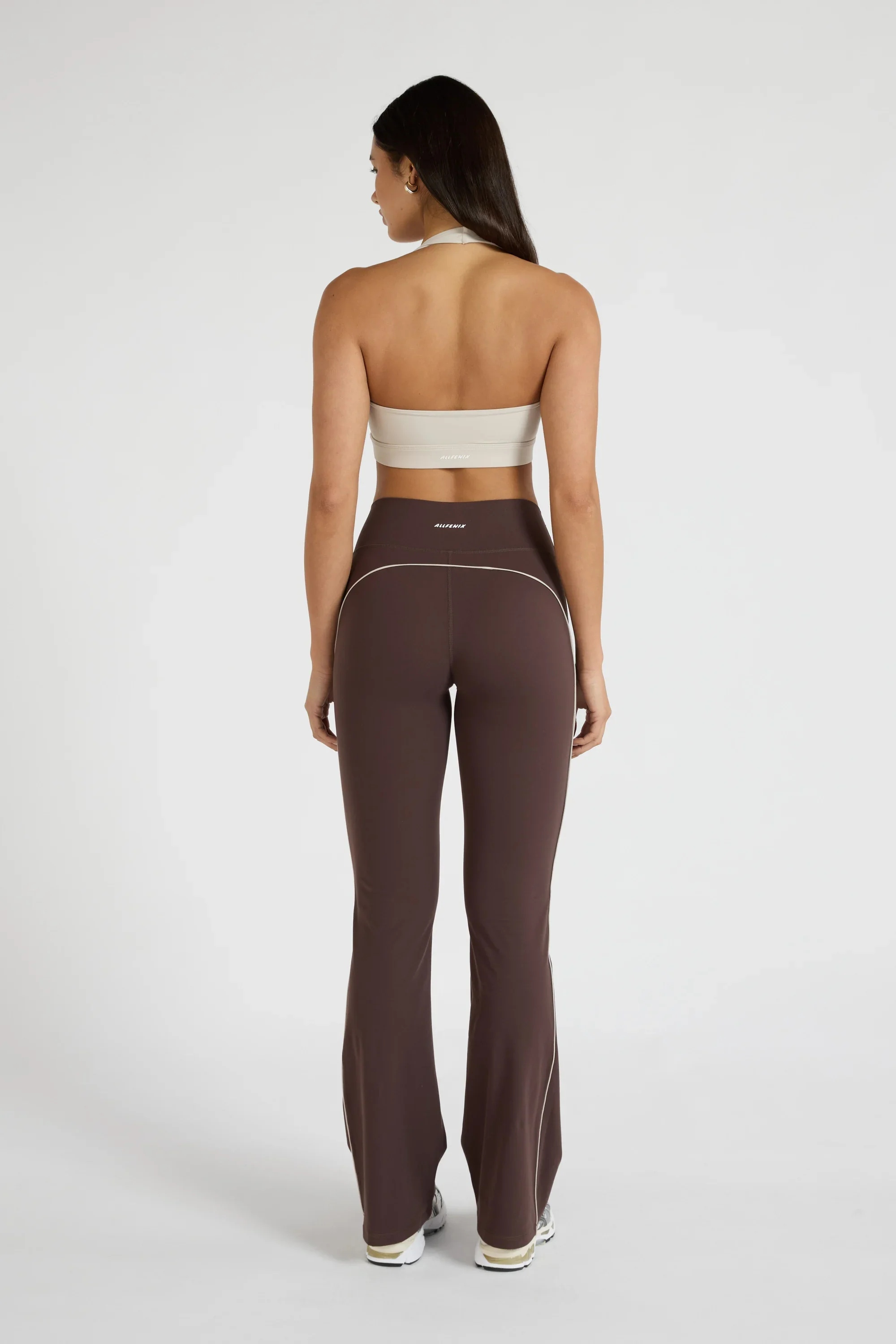 ALLFENIX CloudCore™ Halter Sports Bra - Stone - Image 5