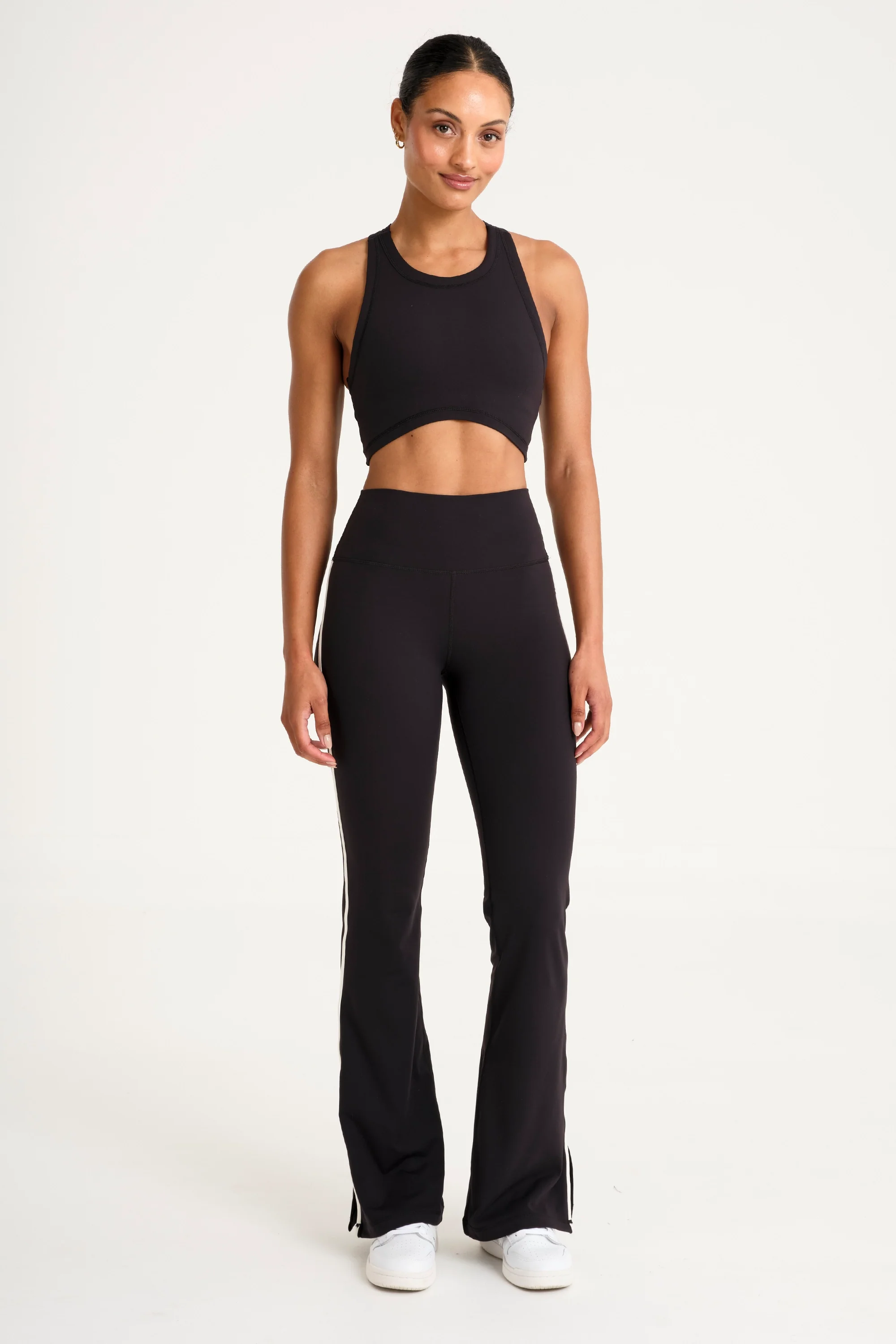 ALLFENIX CloudCore™ High Neck Longline Sports Bra - Black - Image 3