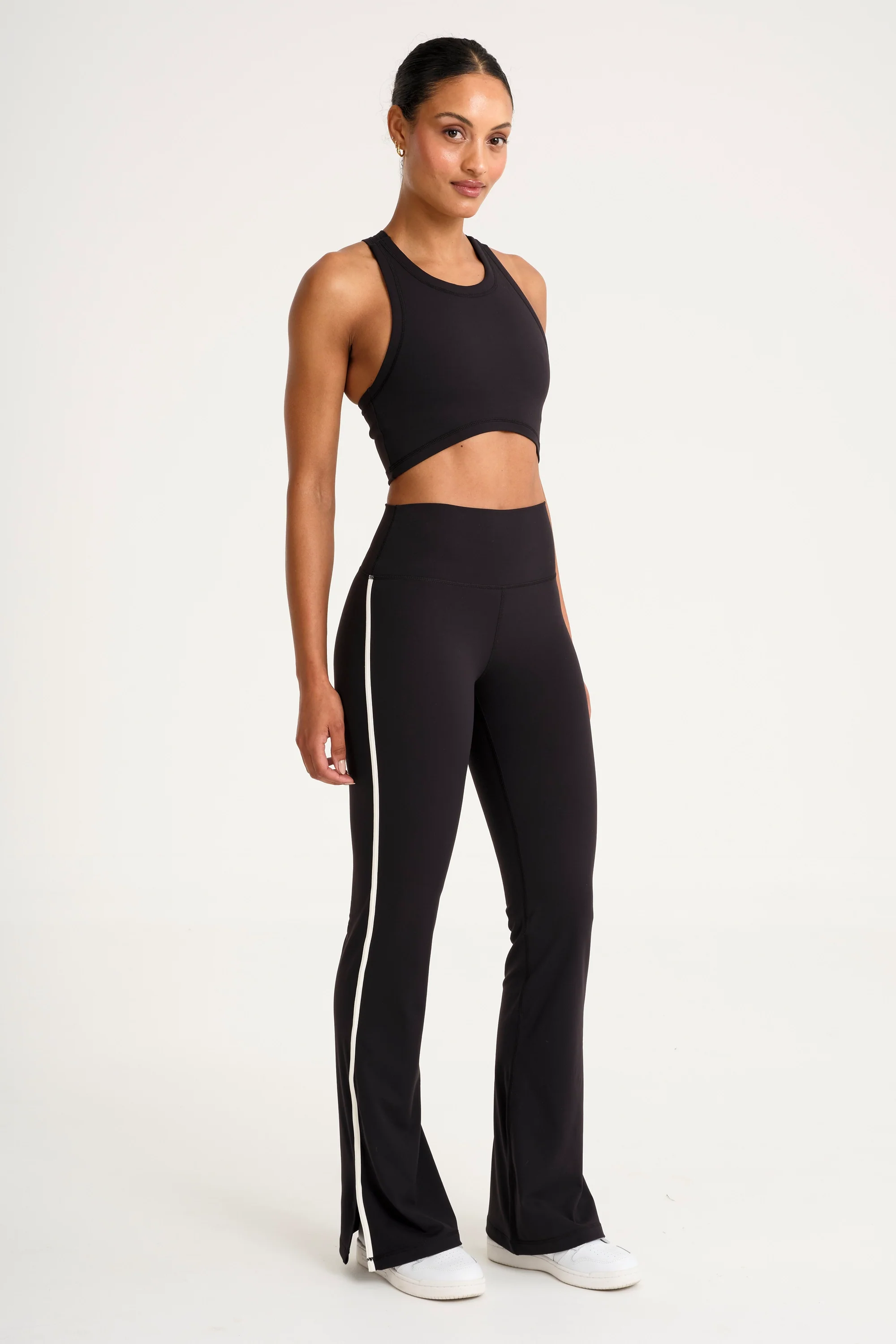 ALLFENIX CloudCore™ High Neck Longline Sports Bra - Black - Image 4