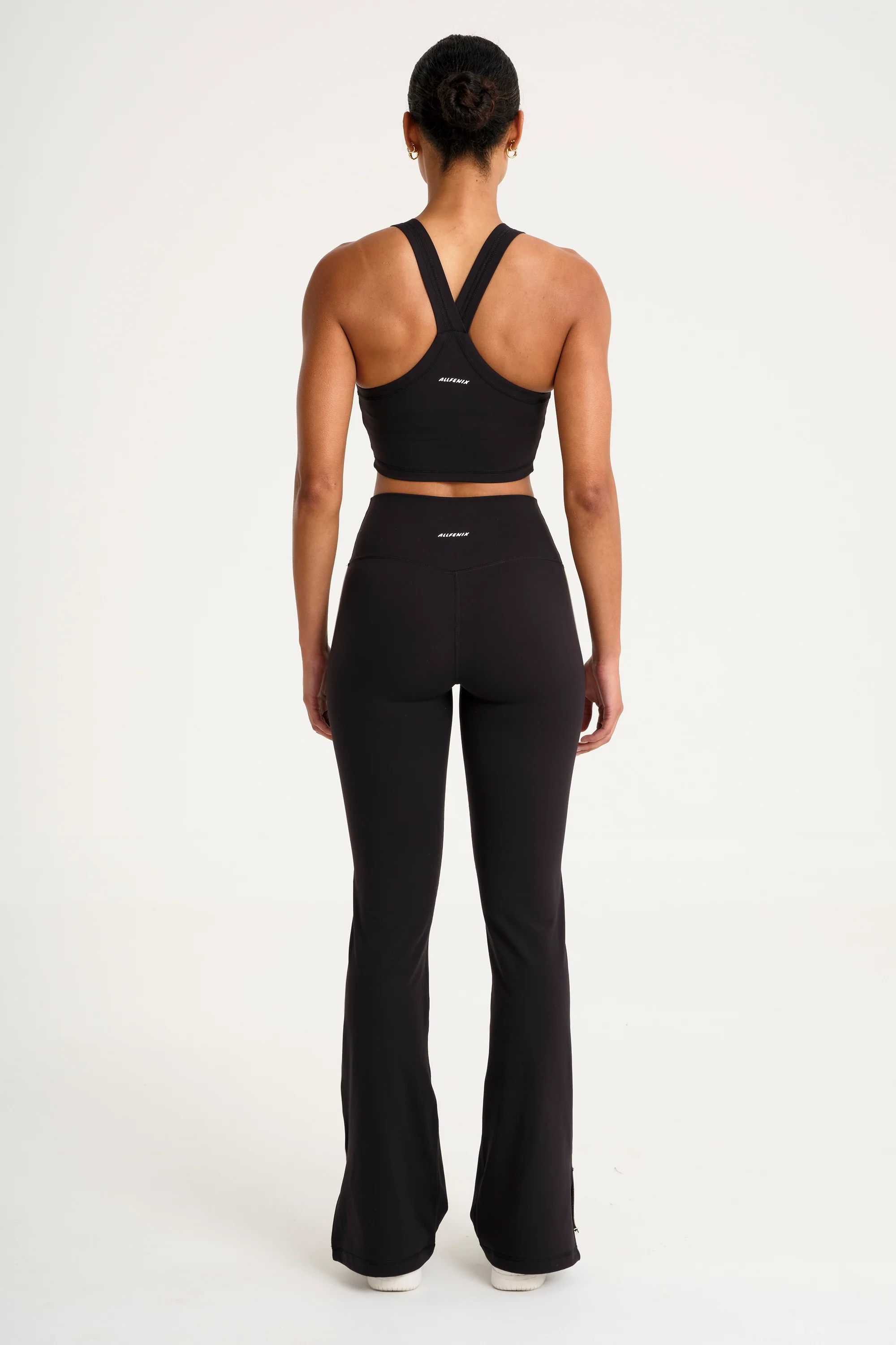ALLFENIX CloudCore™ High Neck Longline Sports Bra - Black - Image 5