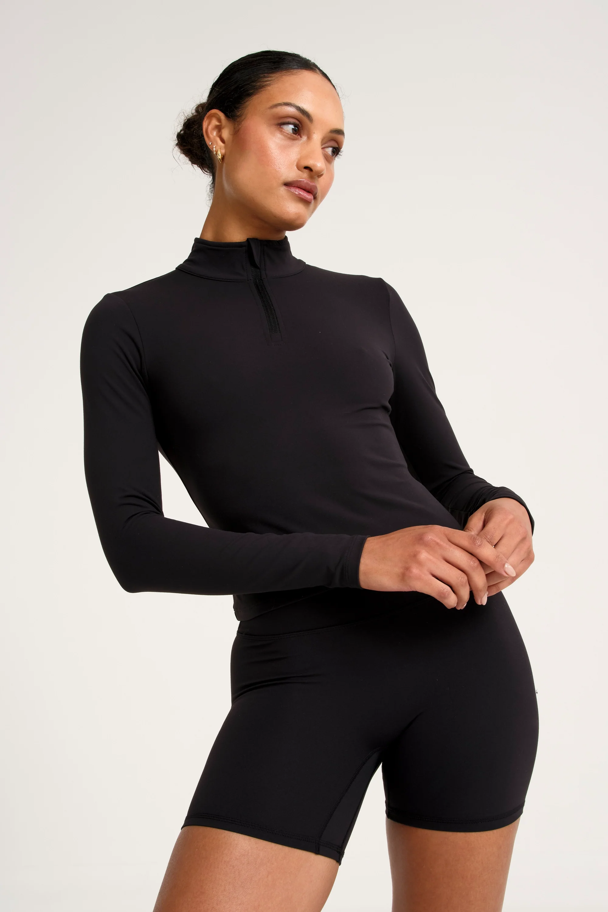 ALLFENIX CloudCore™ Lite 1/4 Zip Long Sleeve - Black - Image 7