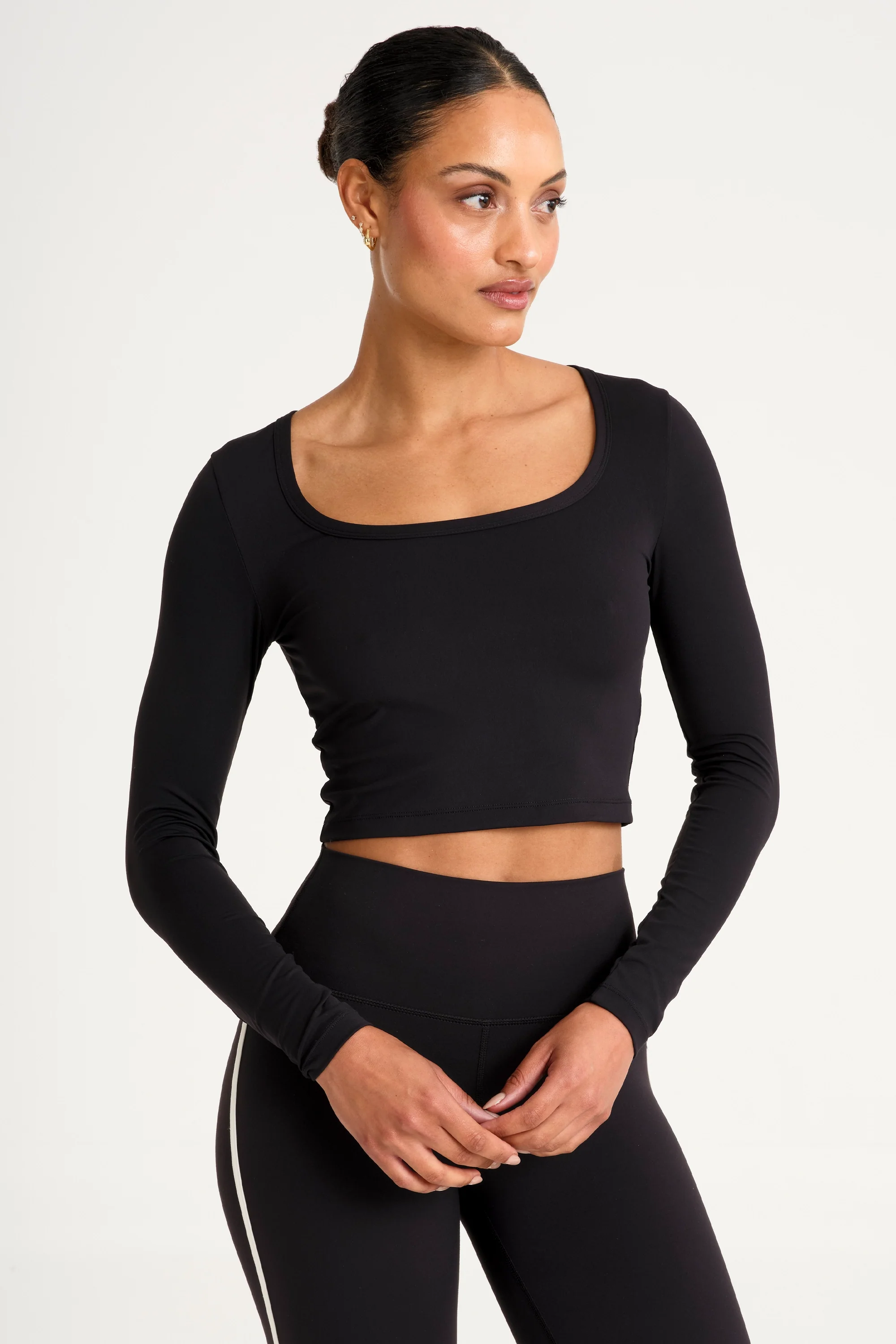 ALLFENIX CloudCore™ Lite Scoop Long Sleeve - Black - Image 3