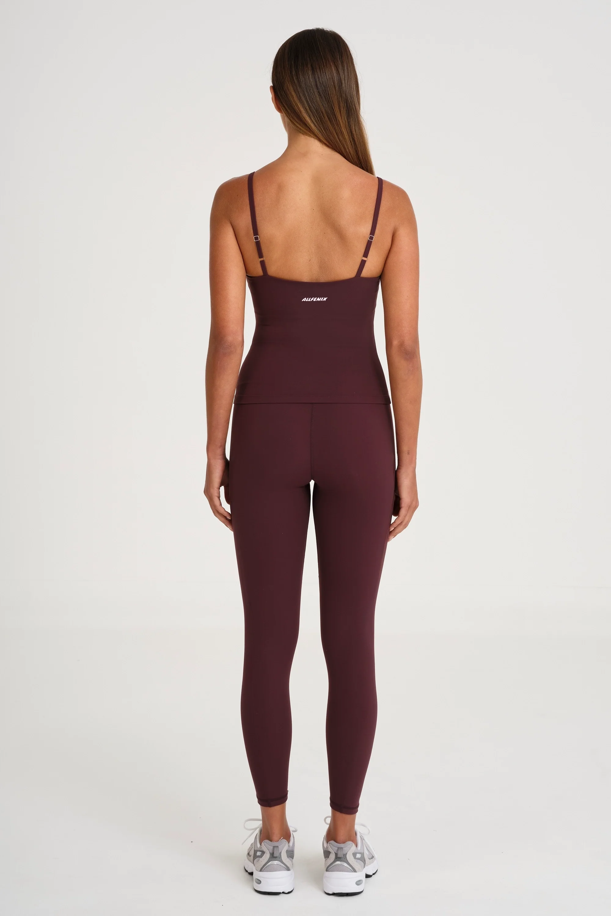 ALLFENIX CloudCore™ Ruched Tank - Raisin - Image 4