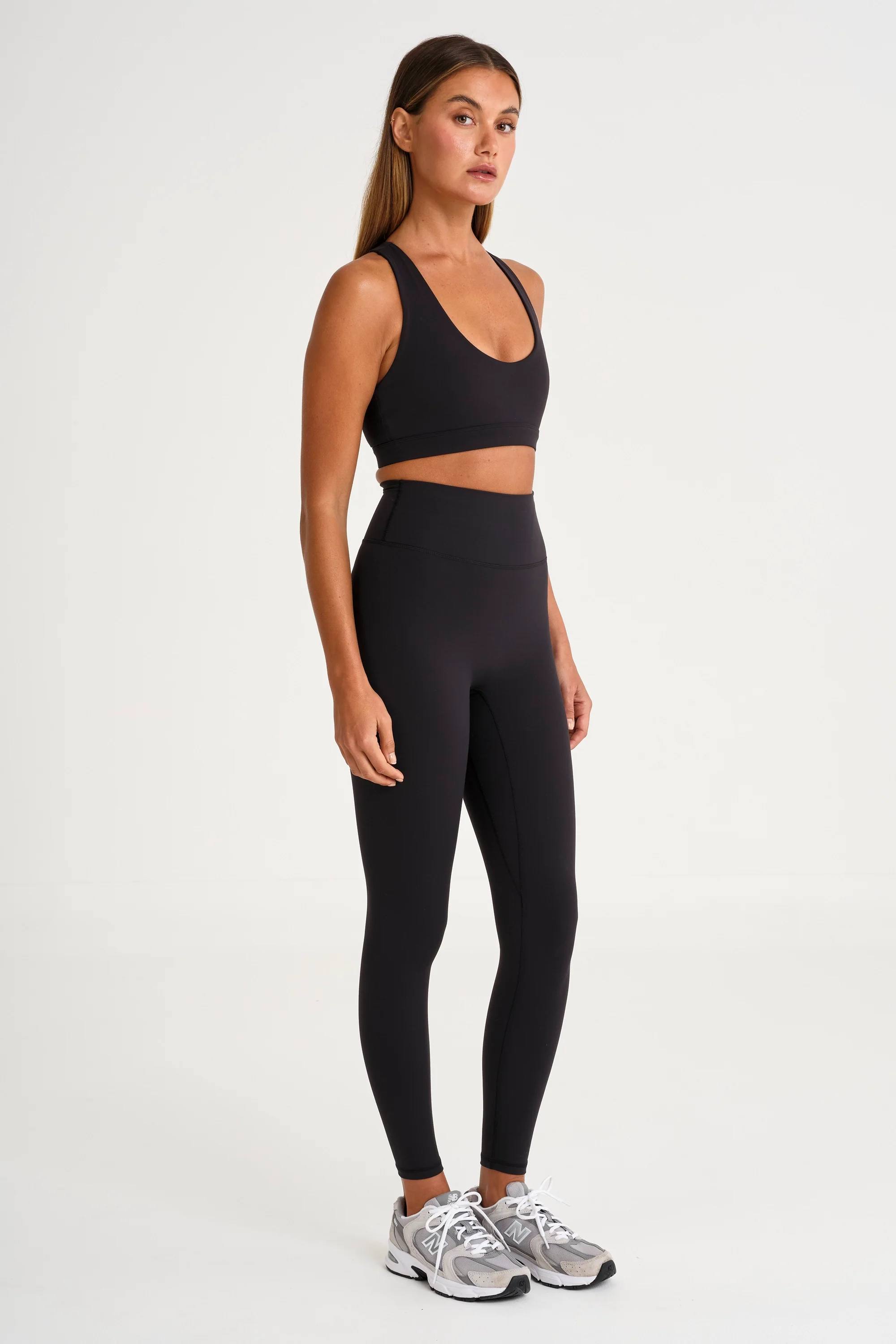 ALLFENIX CloudCore™ Scoop Neck Racer Back Sports Bra - Black - Image 4