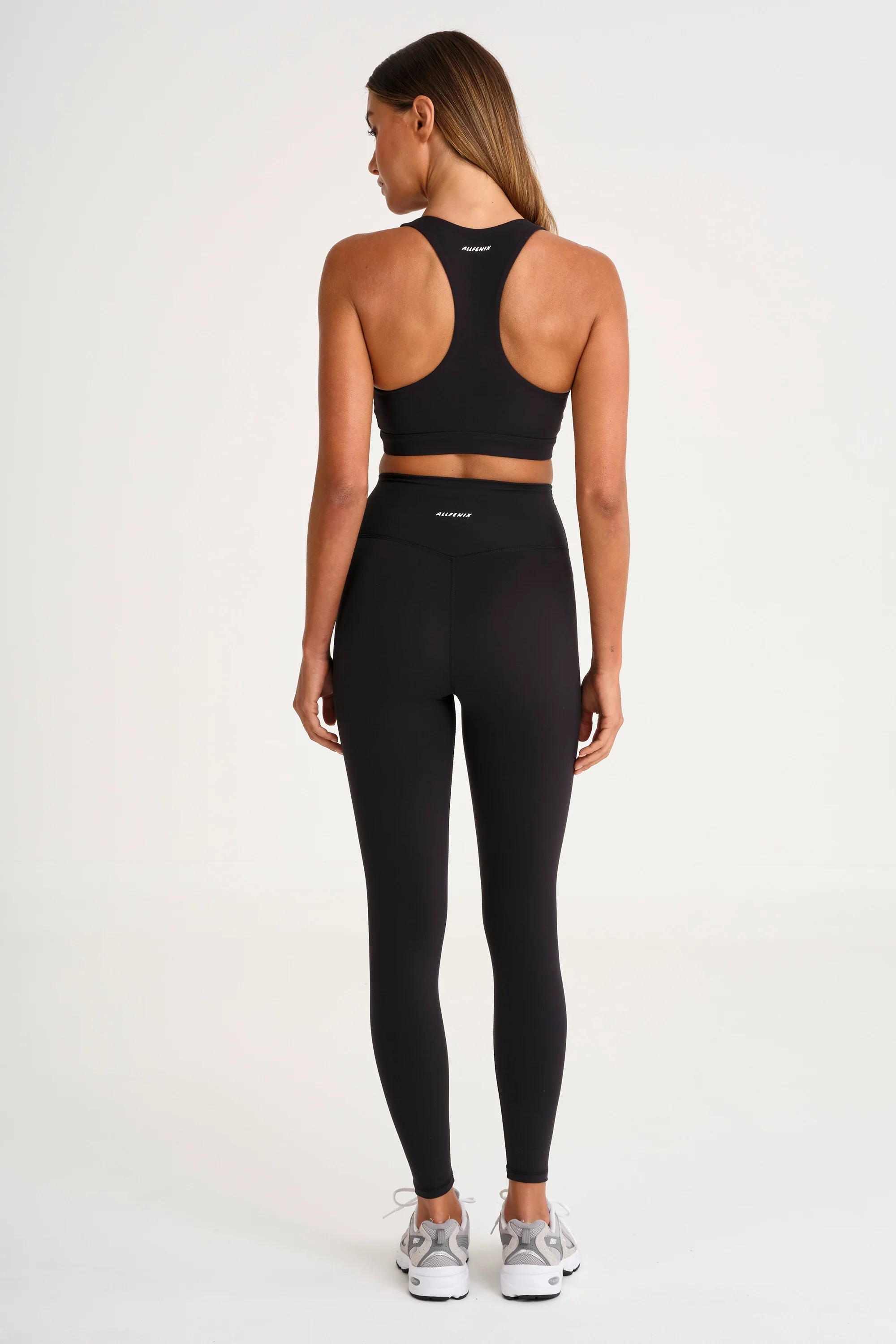 ALLFENIX CloudCore™ Scoop Neck Racer Back Sports Bra - Black - Image 5