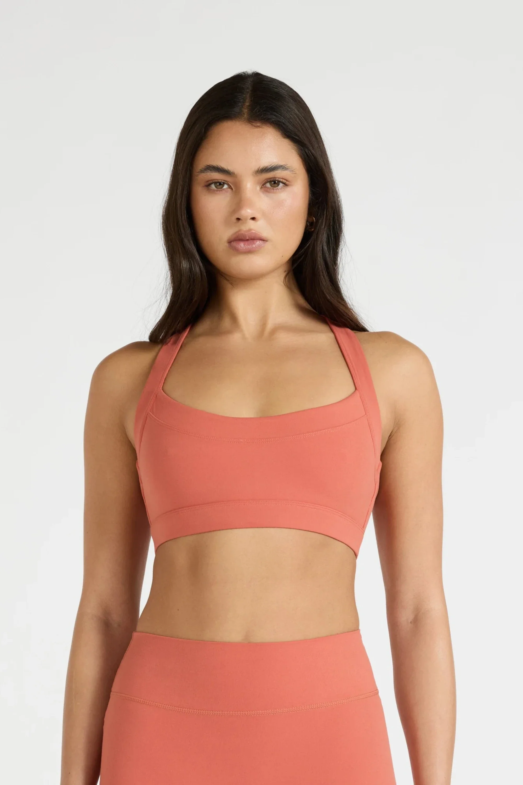 ALLFENIX CloudCore™ Scoop Neck Y-Back Sports Bra - Rust