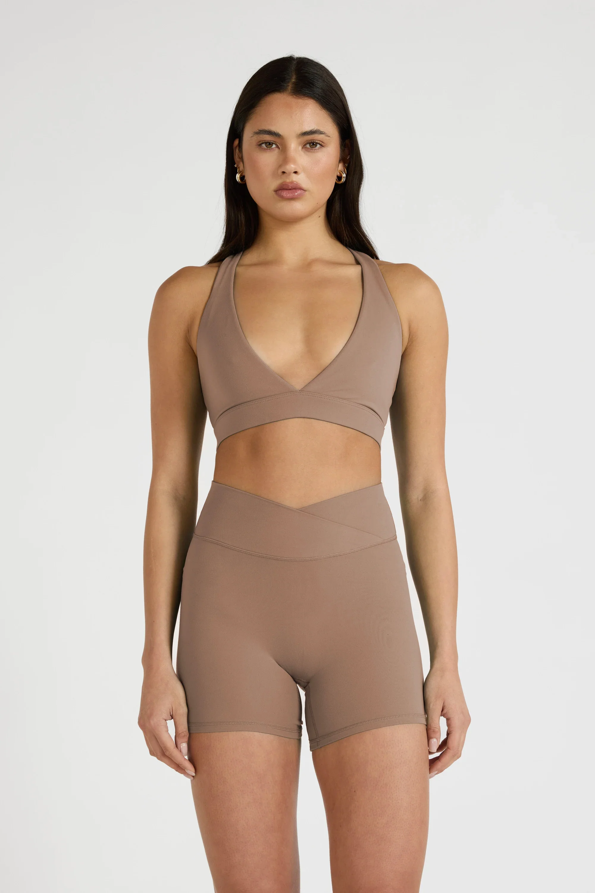 ALLFENIX CloudCore™ V-Waist 5" Bike Short - Latte - Image 2