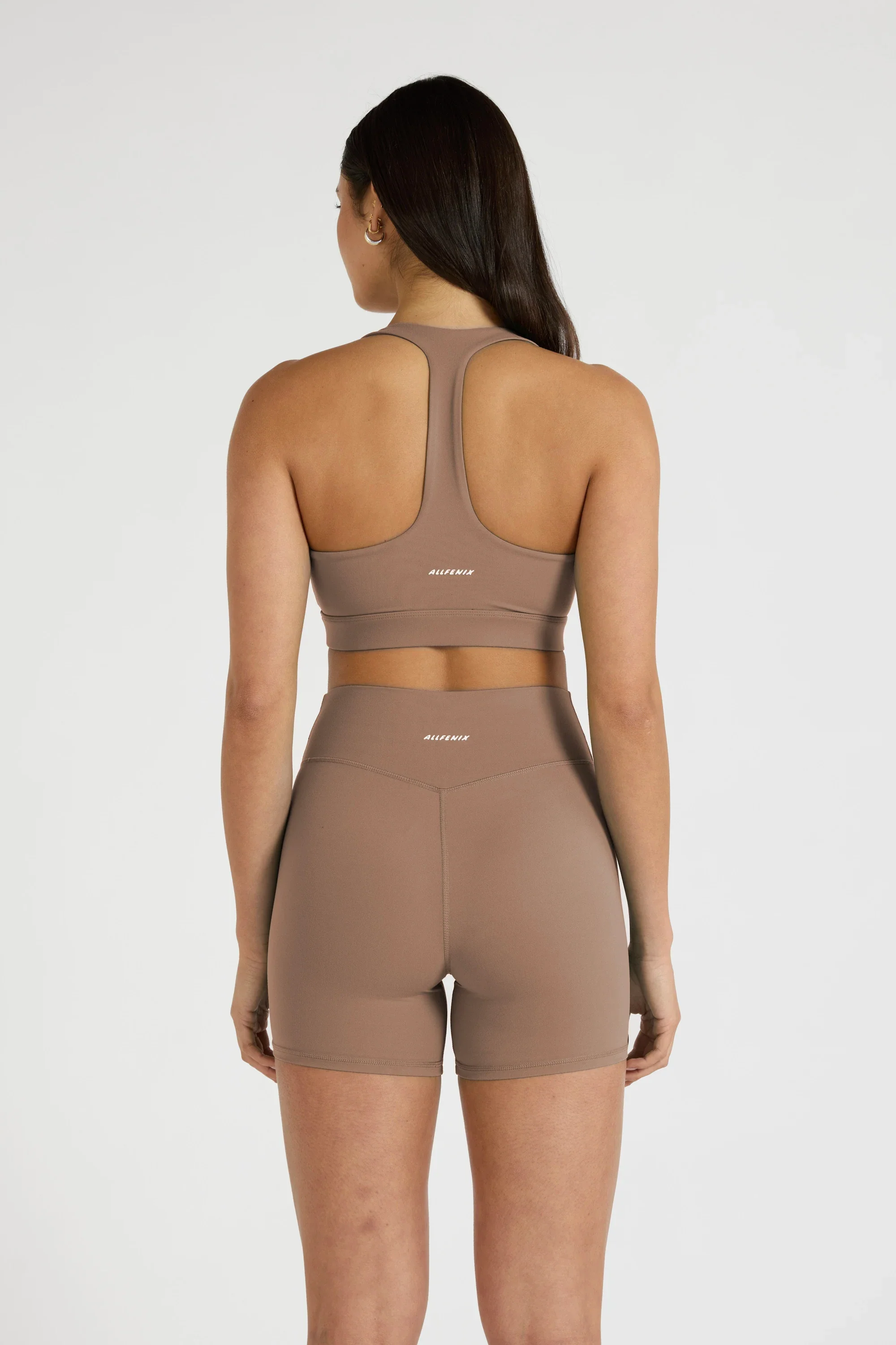 ALLFENIX CloudCore™ V-Waist 5" Bike Short - Latte - Image 3