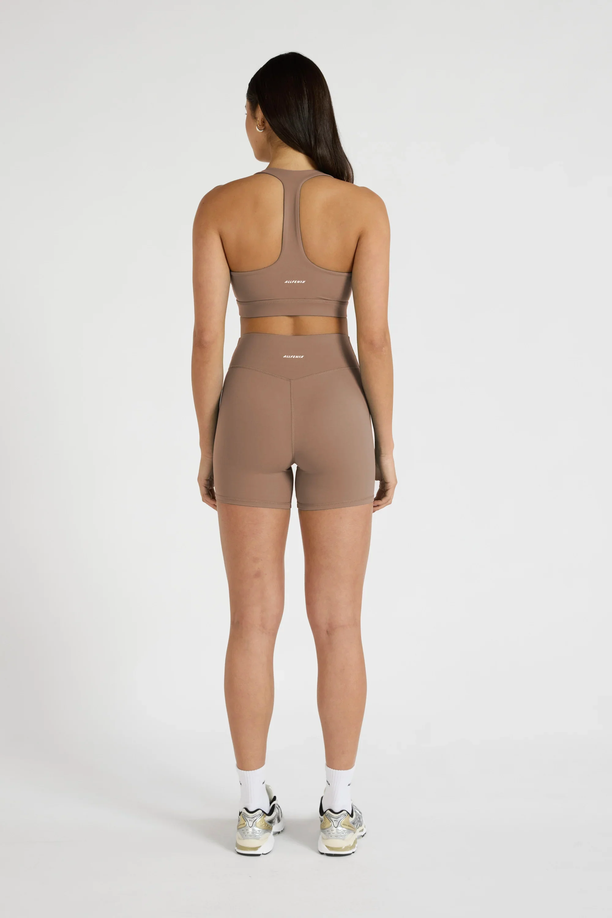 ALLFENIX CloudCore™ V-Waist 5" Bike Short - Latte - Image 6