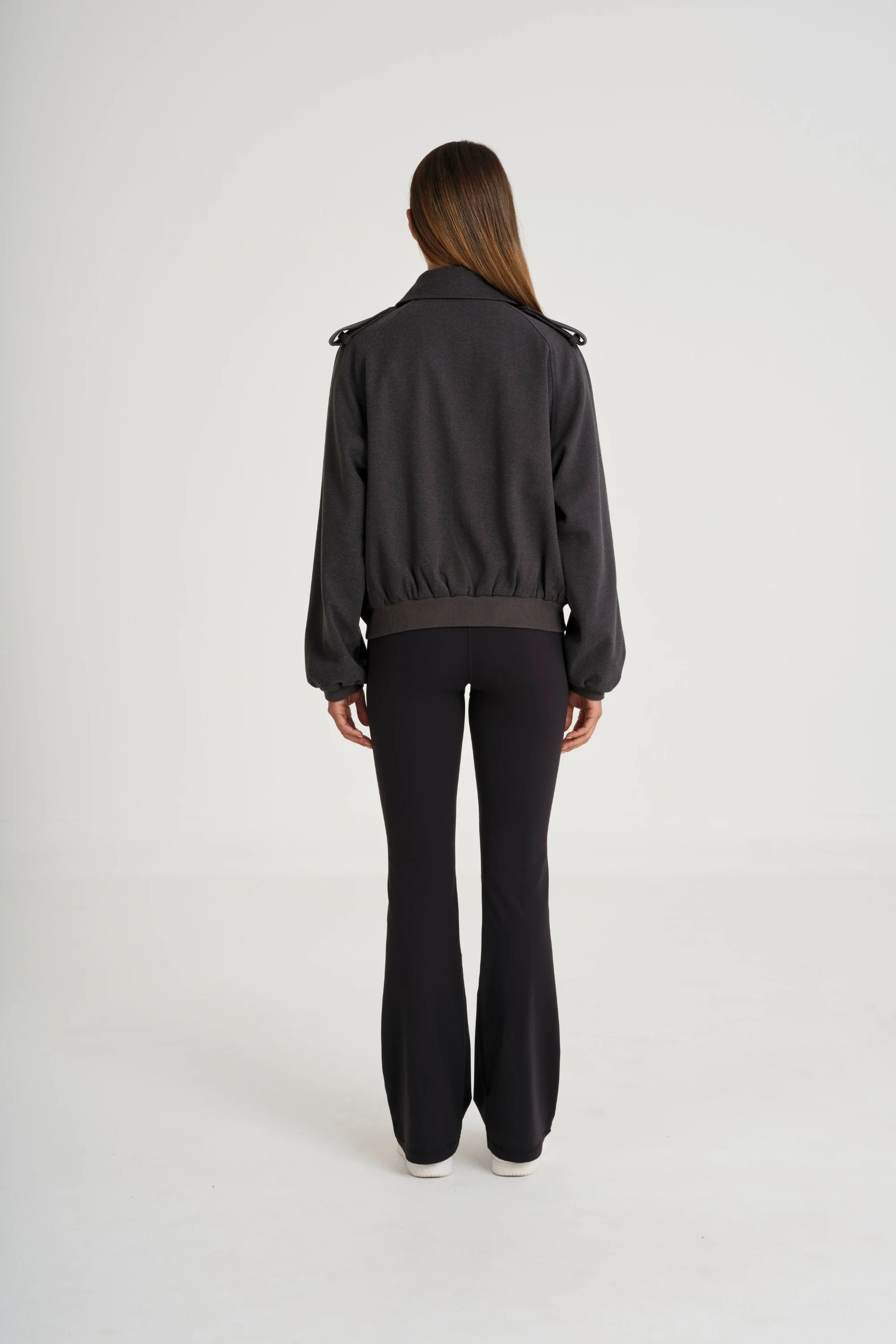 ALLFENIX Signature Bomber Jacket - Charcoal - Image 5