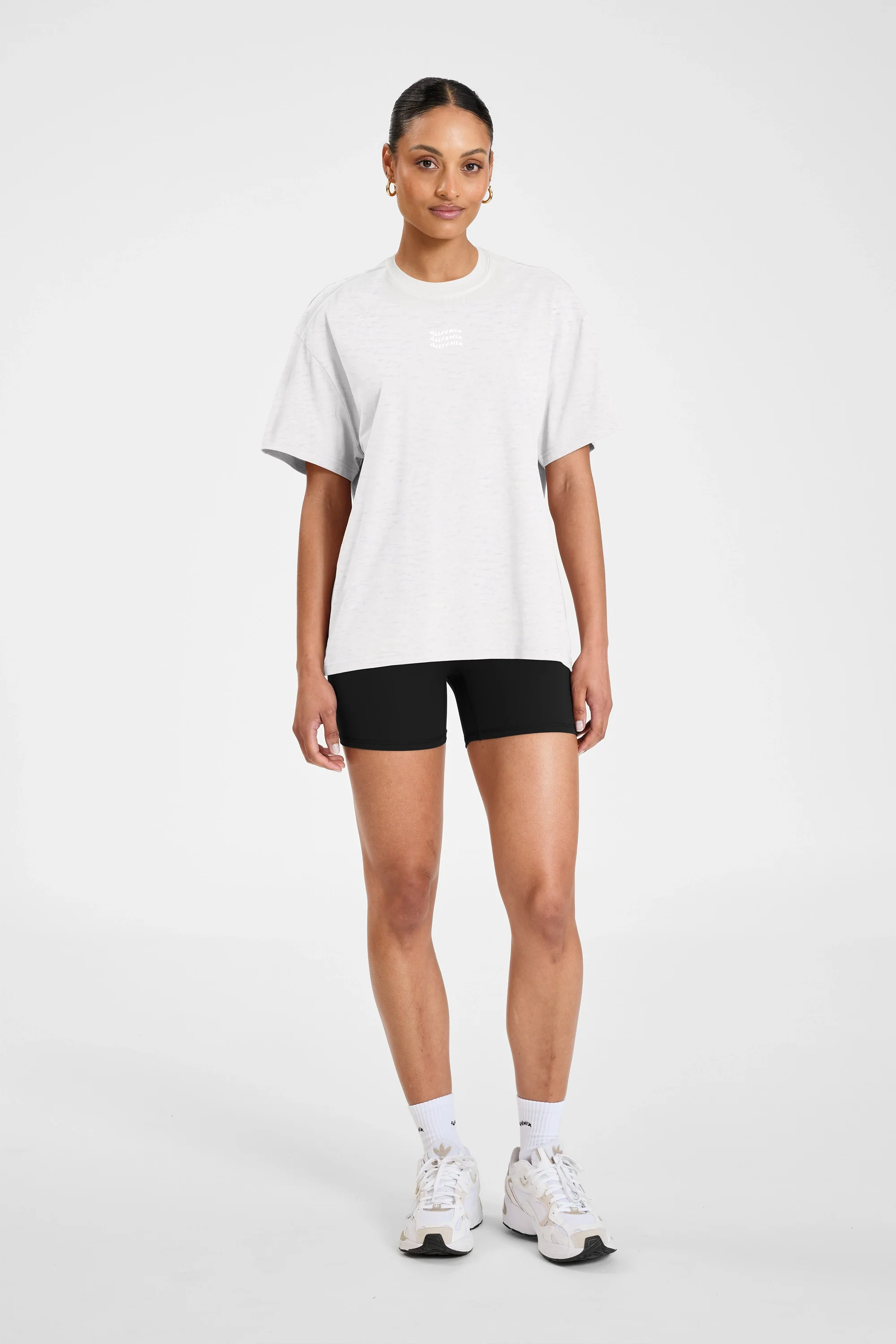 ALLFENIX Waves Logo Tee - White - Image 3
