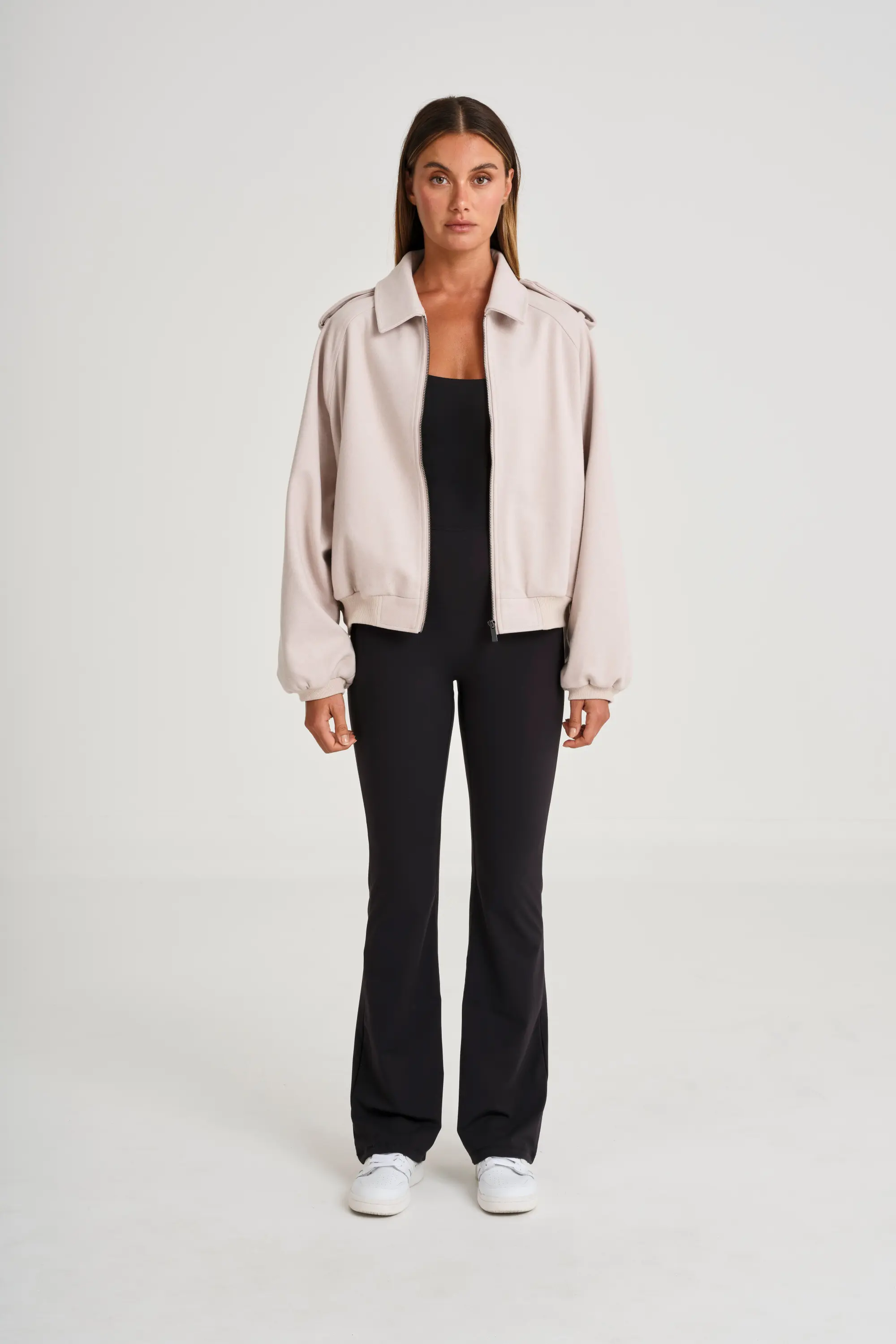 ALLFENIX Signature Bomber Jacket - Stone - Image 3