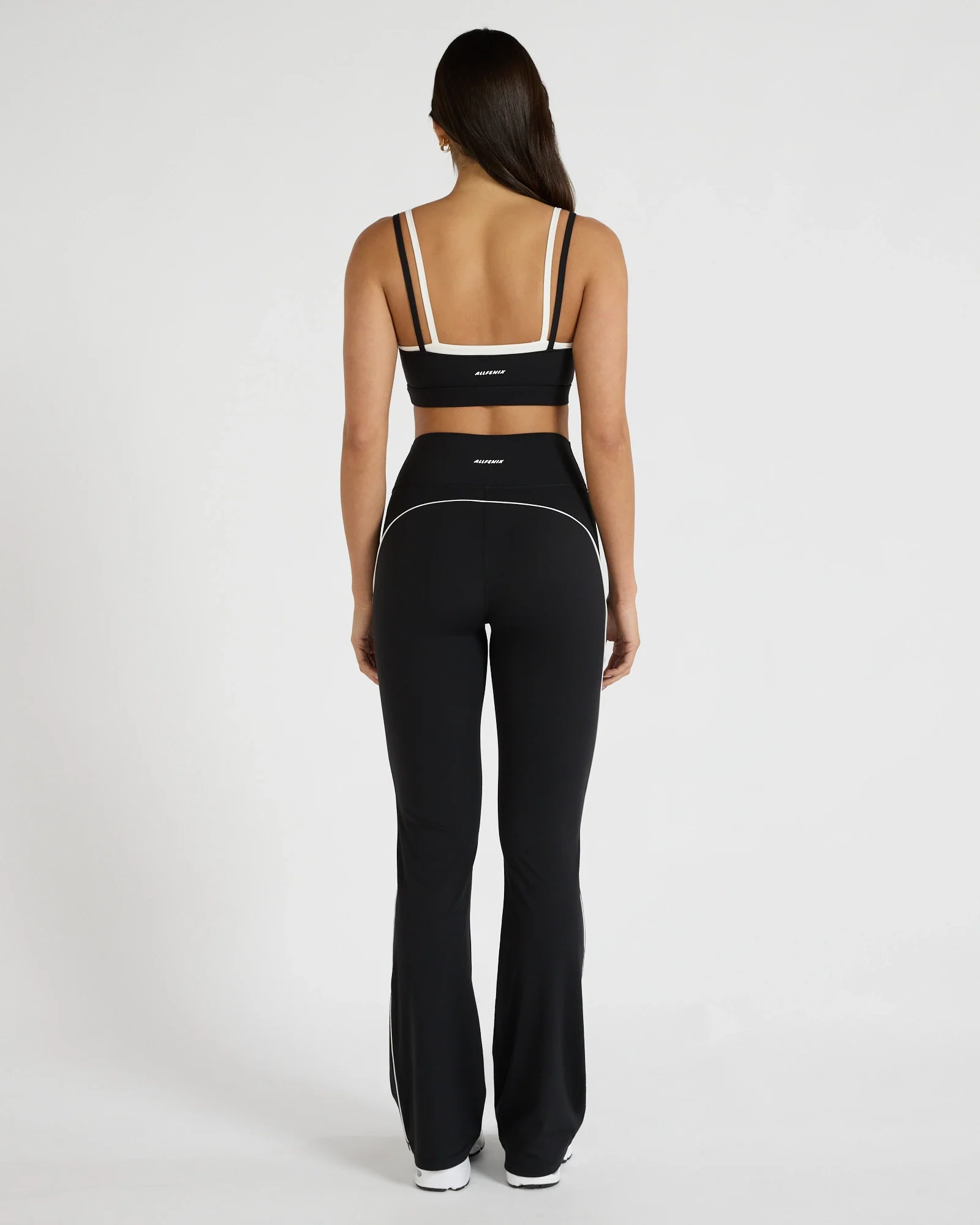 ALLFENIX CloudCore™ Double Layer Contrast Sports Bra - Black - Image 5