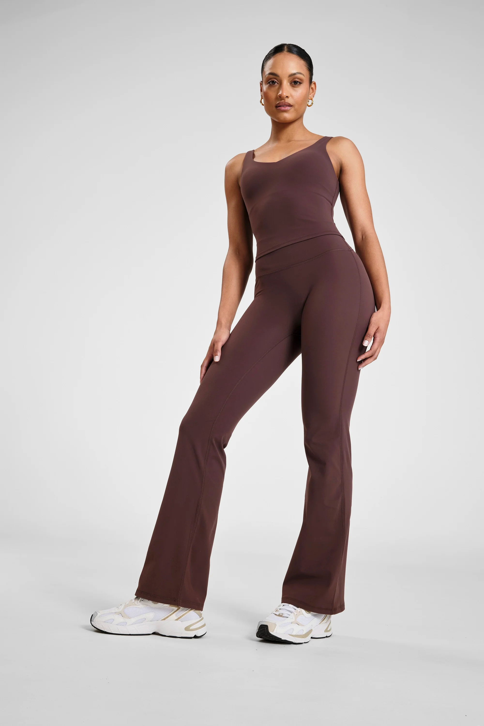 ALLFENIX CloudCore™ Flared Legging - Espresso - Image 6