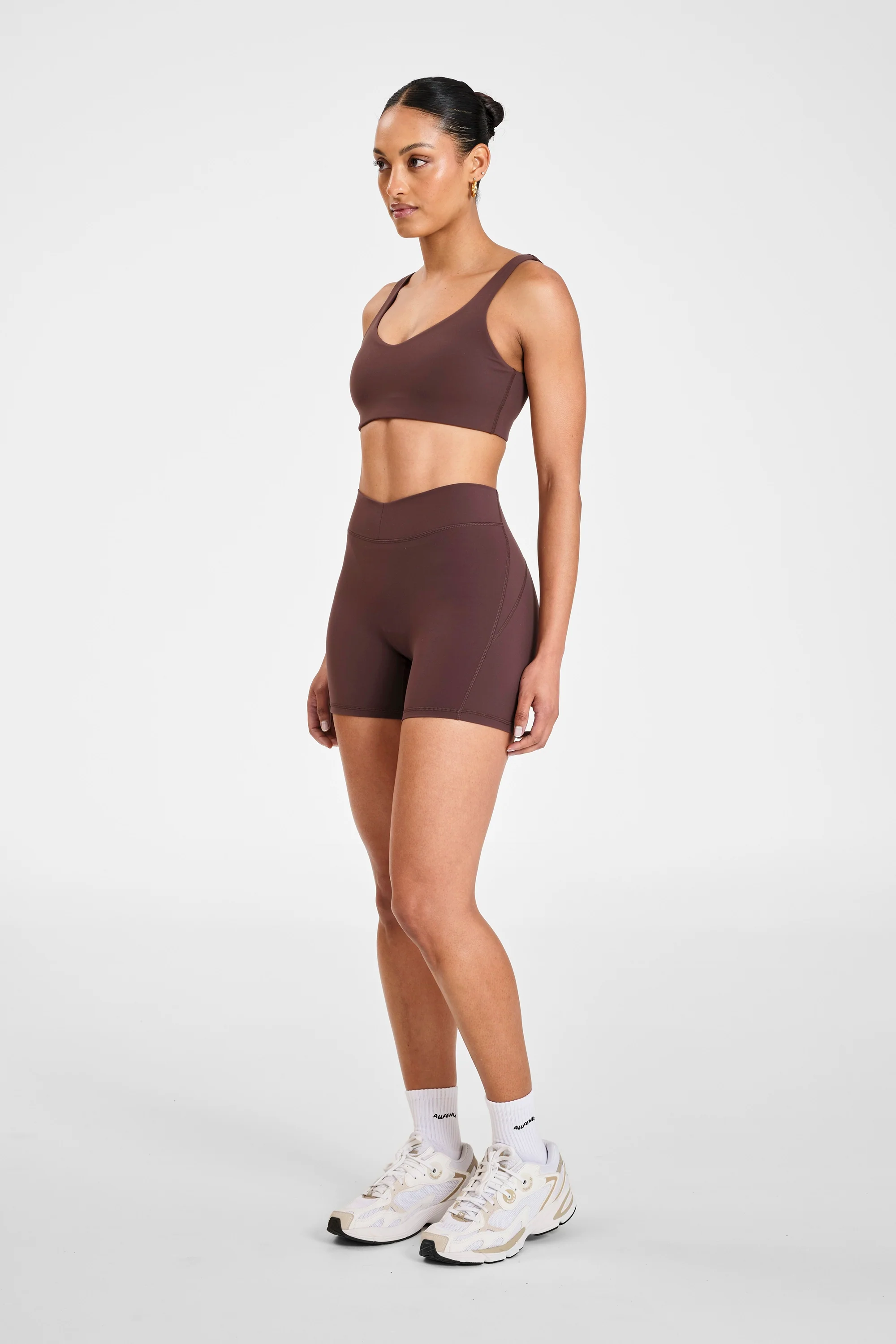 ALLFENIX CloudCore™ Sculpting 5" Bike Short - Espresso - Image 4