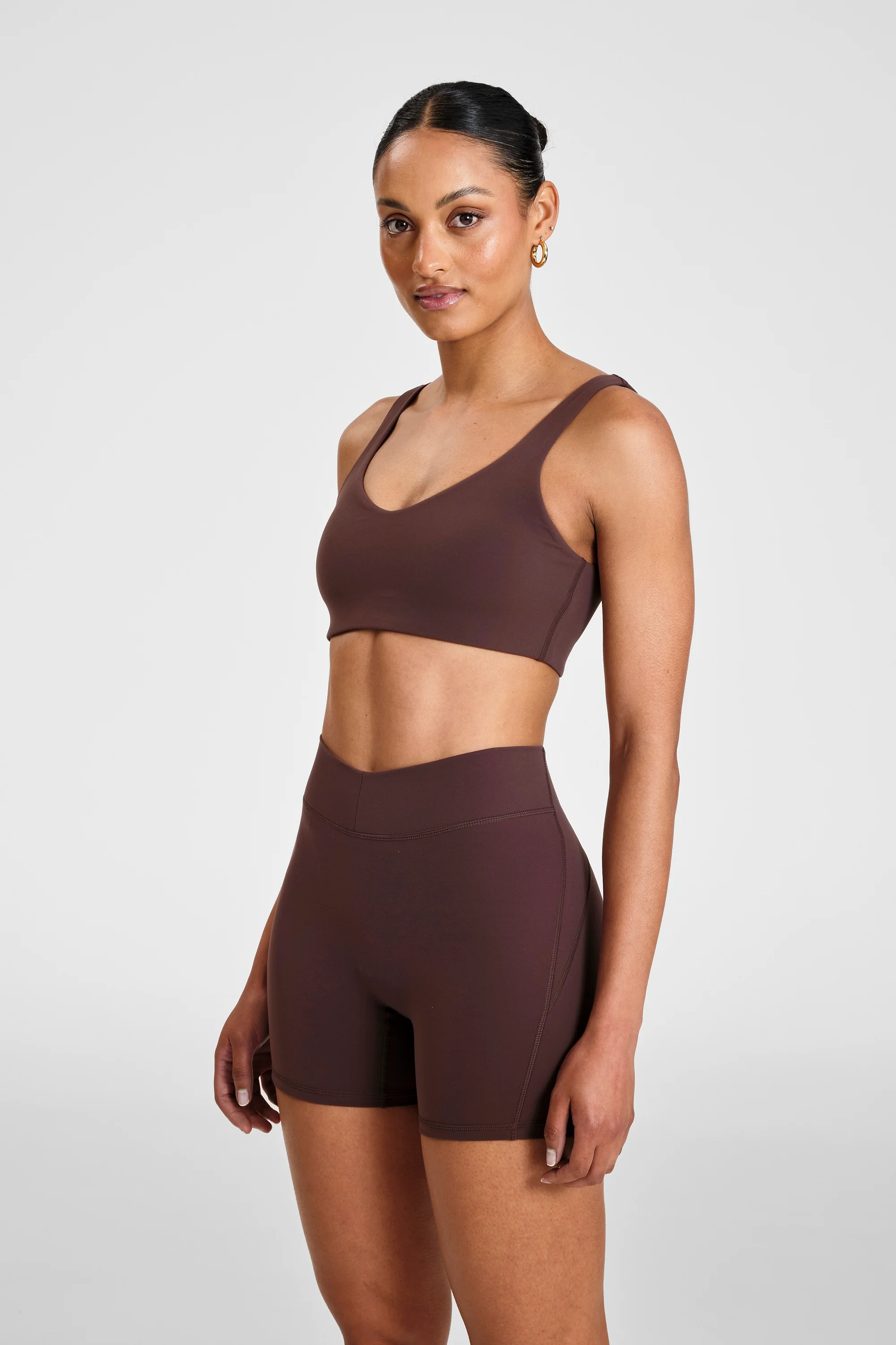 ALLFENIX CloudCore™ Sculpting 5" Bike Short - Espresso - Image 6