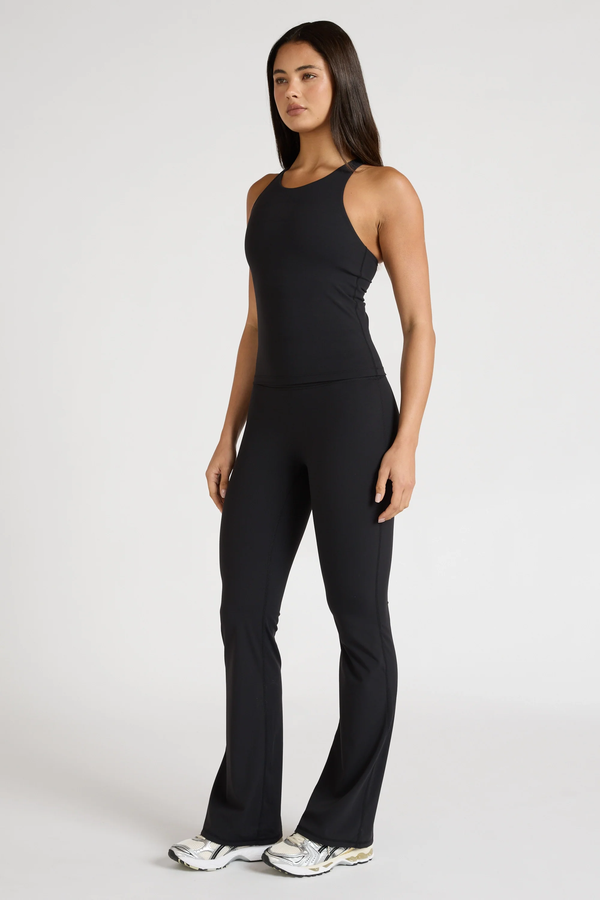EcoSculpt Racer Tank - Black - Image 4