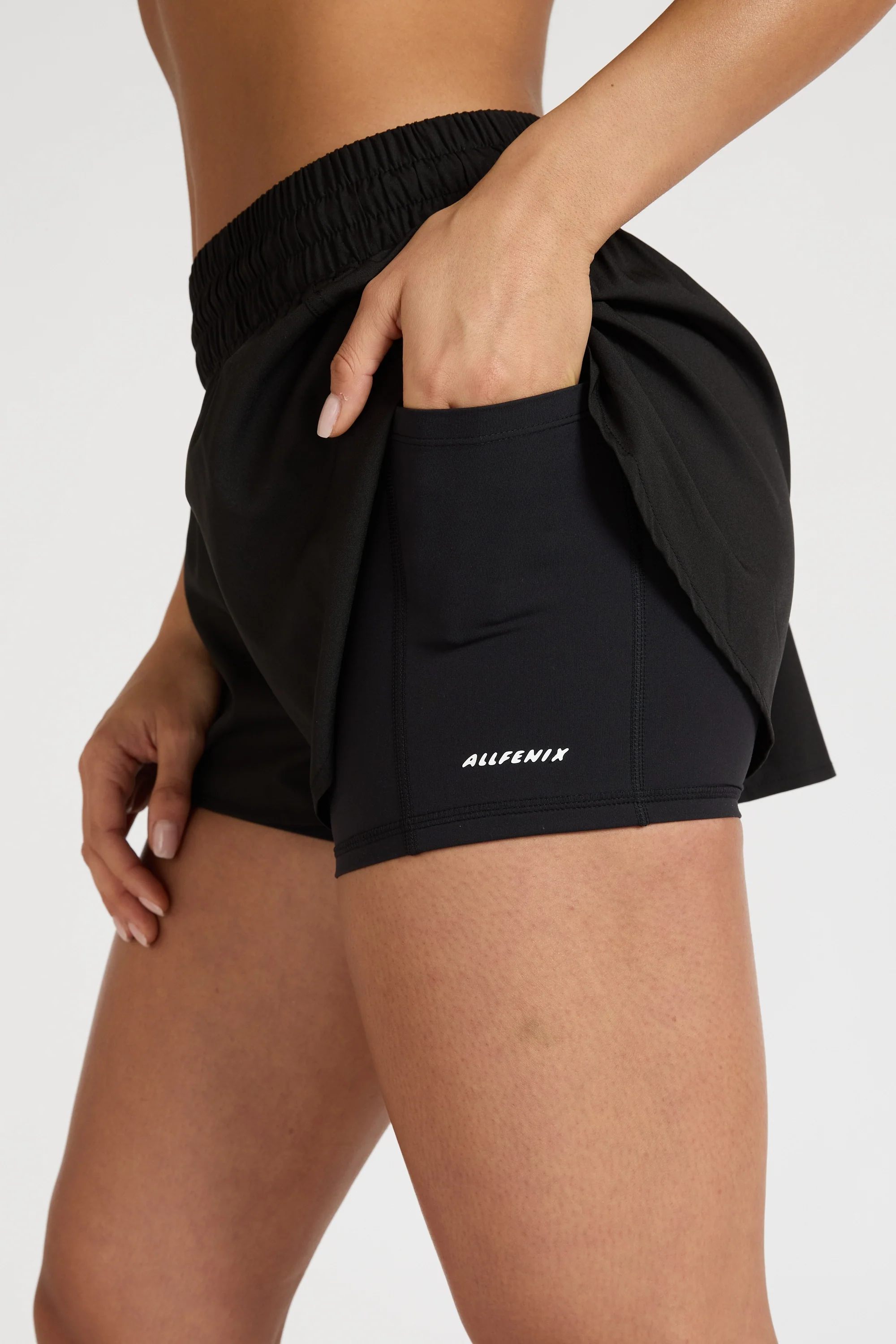 EcoSculpt Running Short - Black - Image 6
