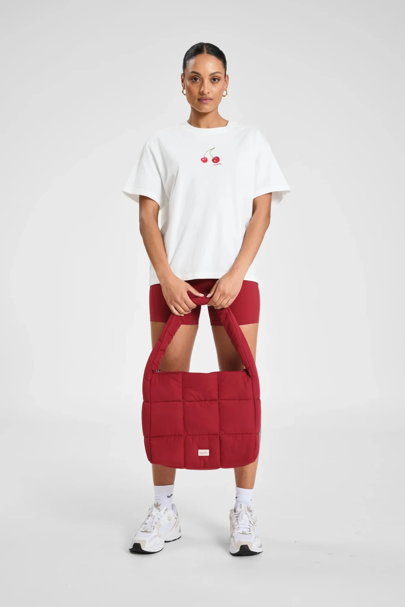 Everyday Shoulder Bag - Cherry - Image 11