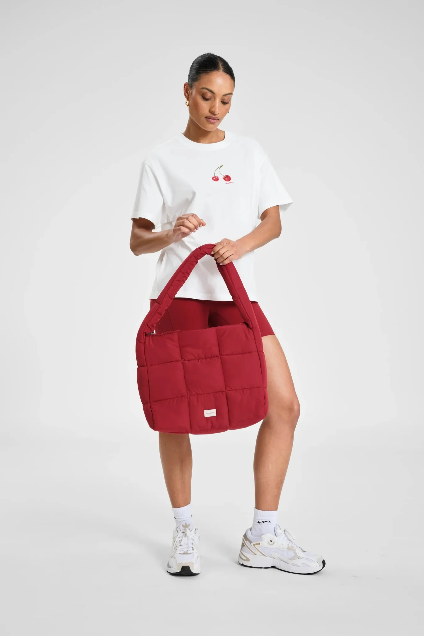 Everyday Shoulder Bag - Cherry - Image 12