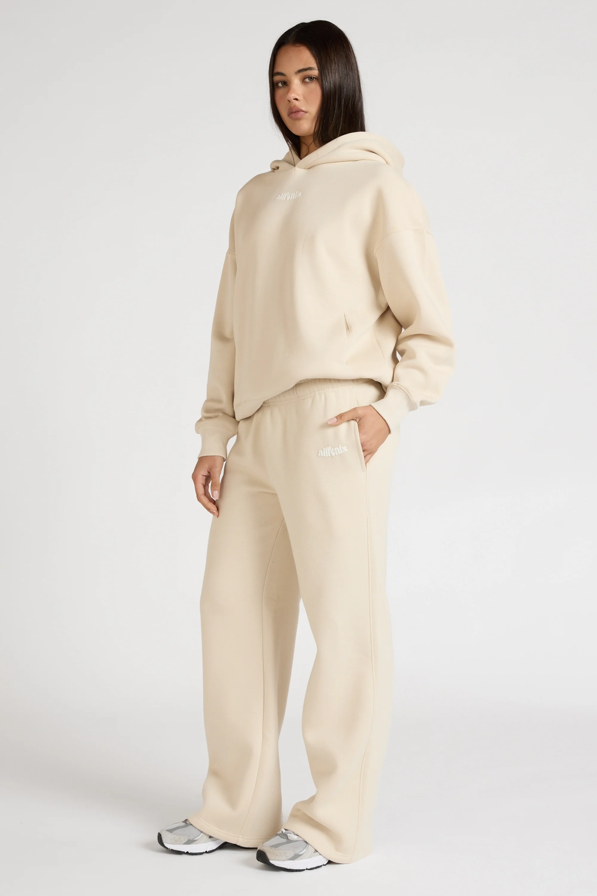 Wide Leg Track Pant - Clay - Image 5