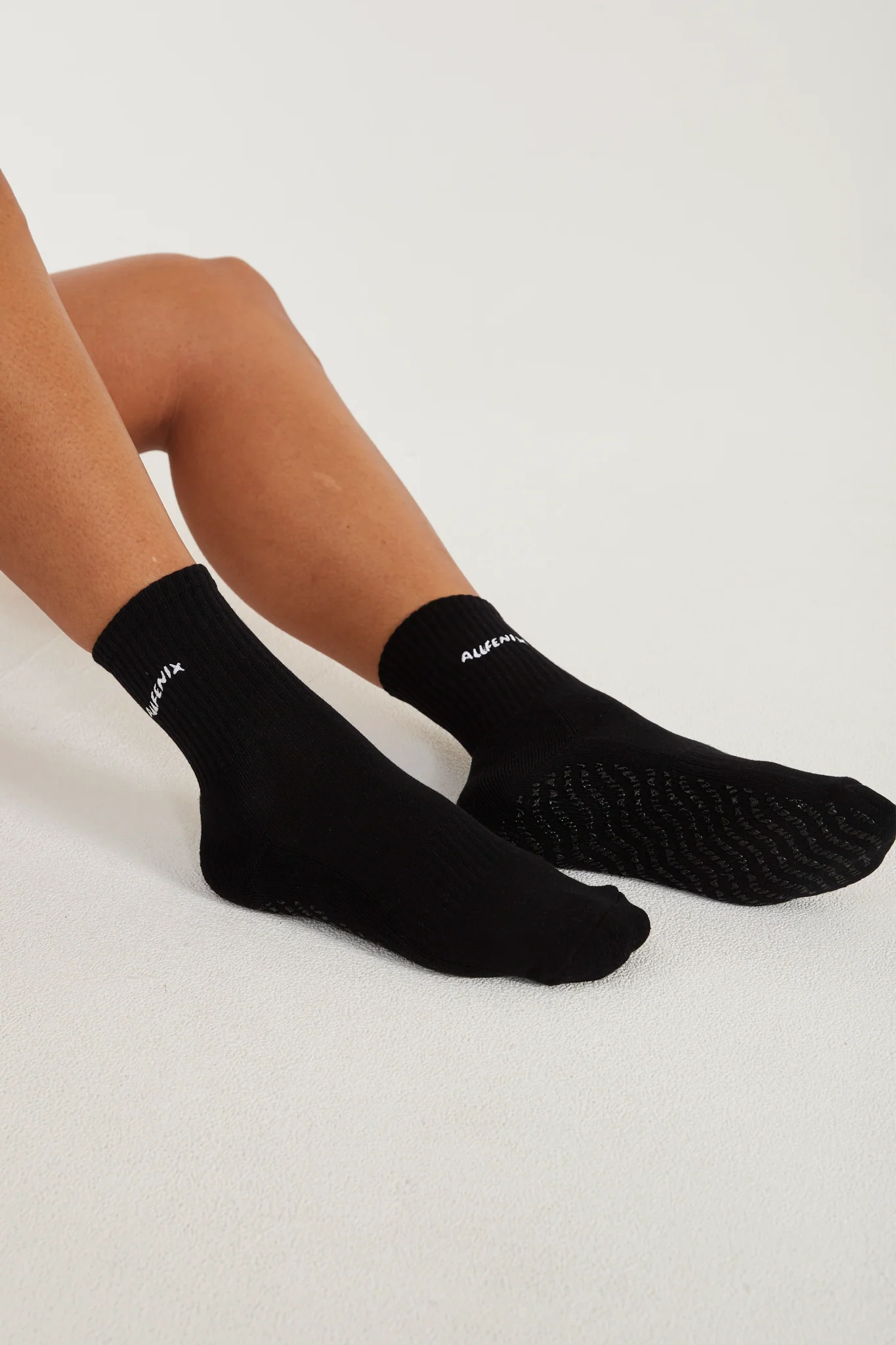 Pilates Grip Socks - Black - Image 4