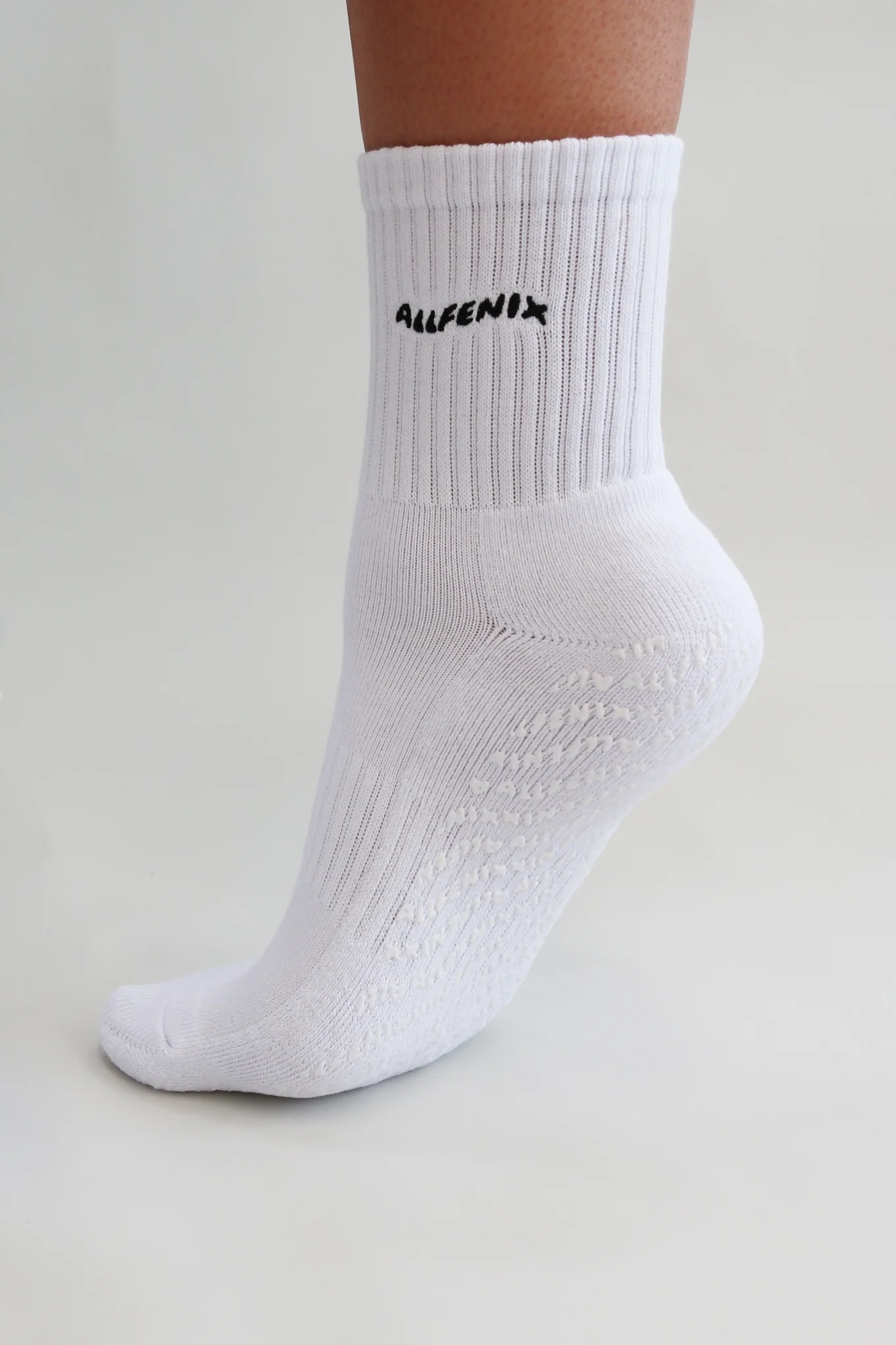 Pilates Grip Socks - White - Image 4