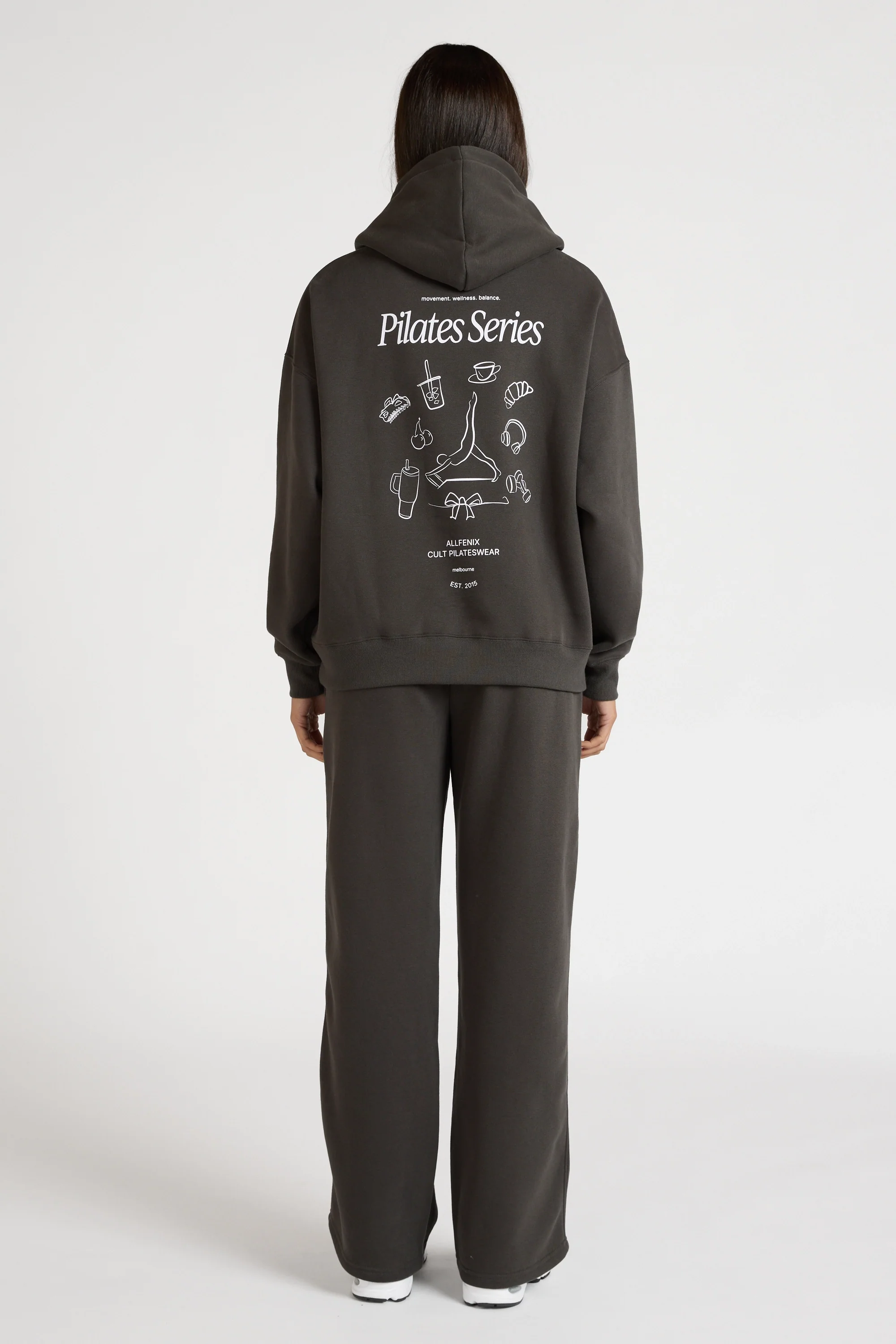 Pilates Series Hoodie - Black - Image 4
