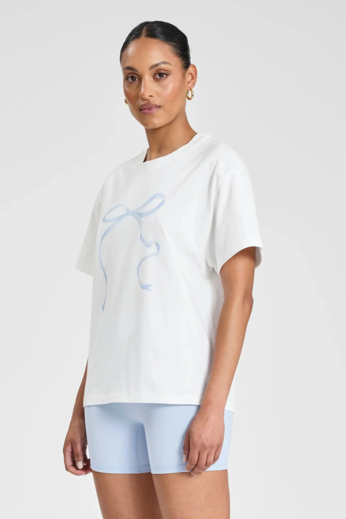 ALLFENIX Probably at Pilates Tee - Sky Blue - Image 3