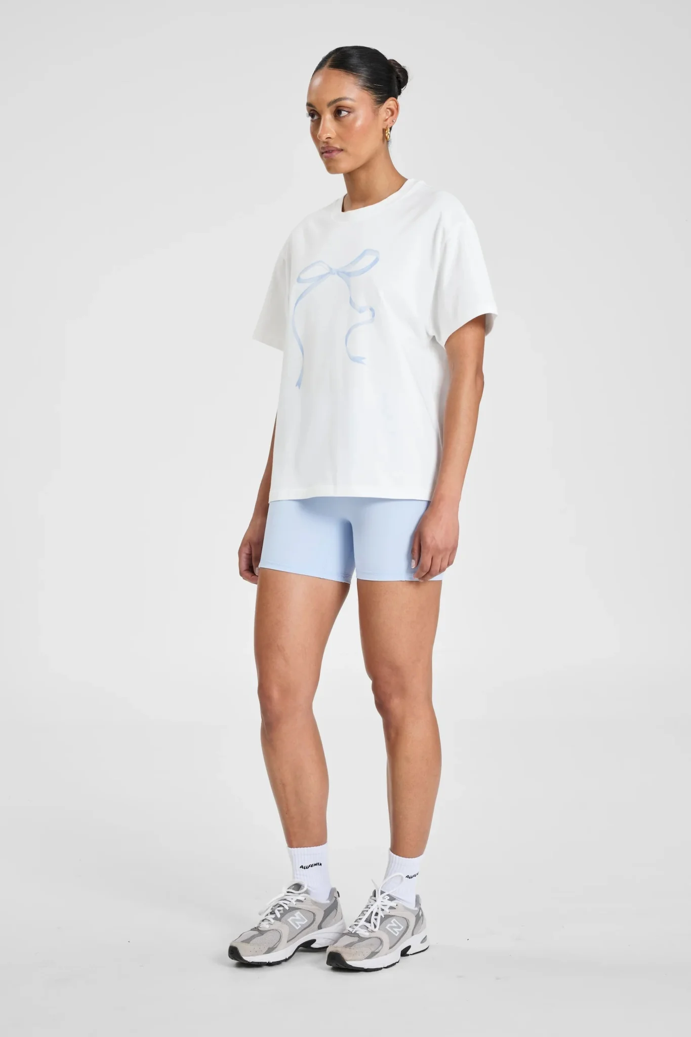 ALLFENIX Probably at Pilates Tee - Sky Blue - Image 8