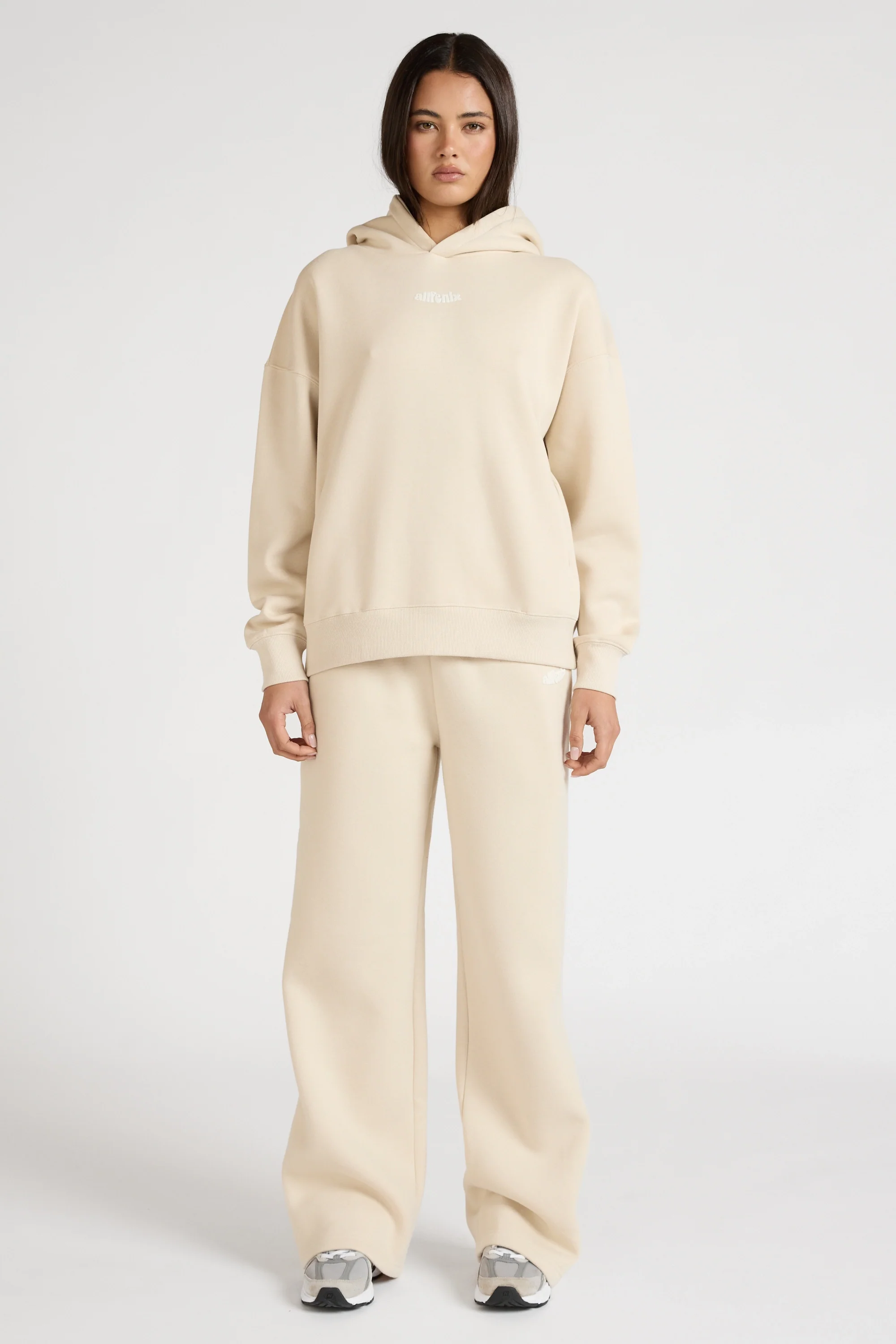 Wide Leg Track Pant - Clay - Image 3
